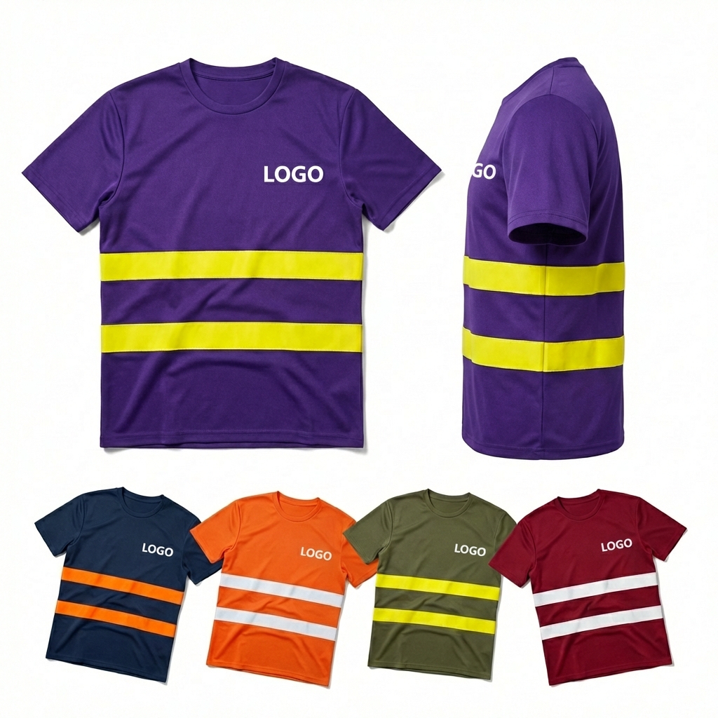 Lightweight High-Visibility Work Tee | 100% Polyester