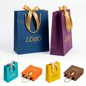 Celebration-Ready: Premium Paper Tote with Luxurious Accents