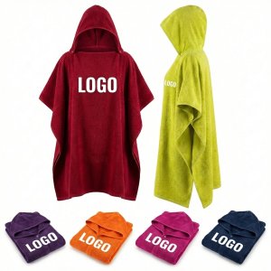 Plush Wearable Hooded Towel