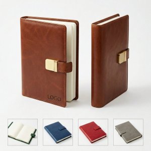 Classic PU Leather Notebook with Magnetic Closure