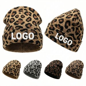 Urban Leopard Beanie | Soft, Warm & One-Size-Fits-Most
