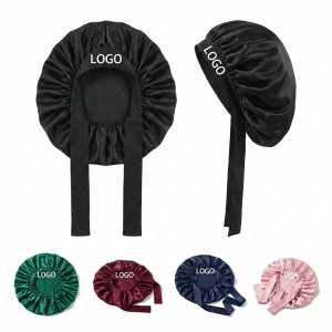 Minimalist Stretch Satin Sleep Cap