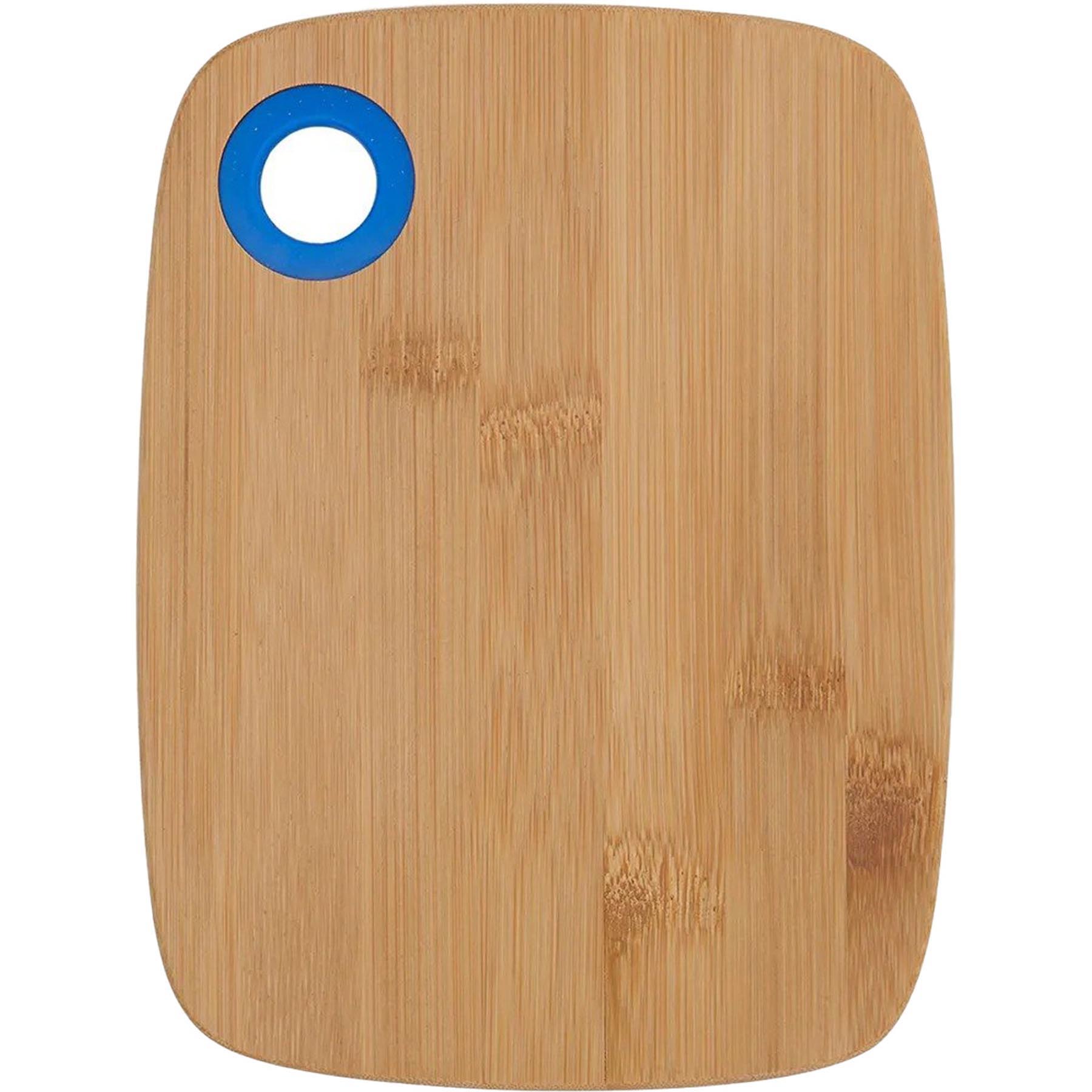 Compact Bamboo Serving Board with Silicone Edge 2
