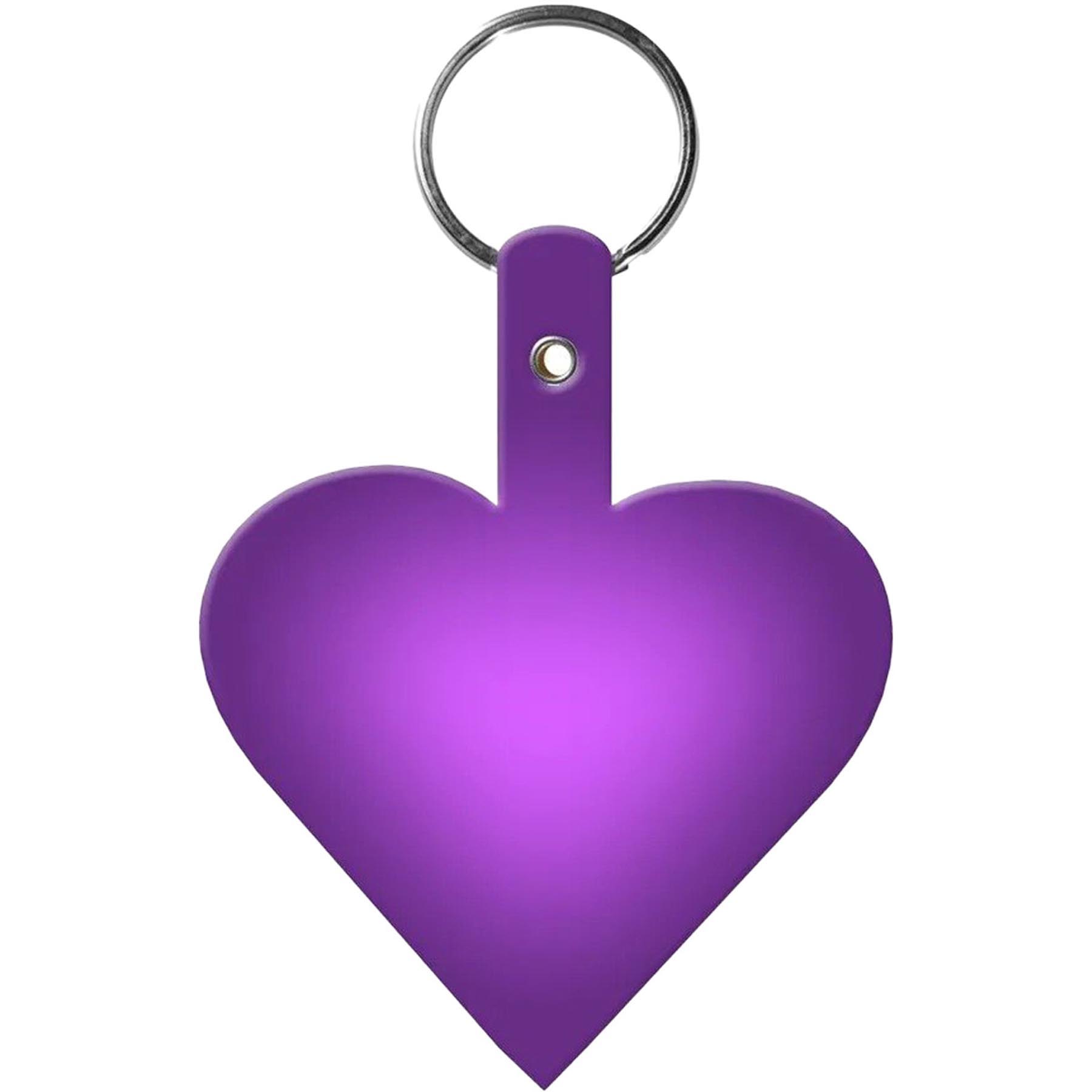 Heart Key Tag with Keyring 2
