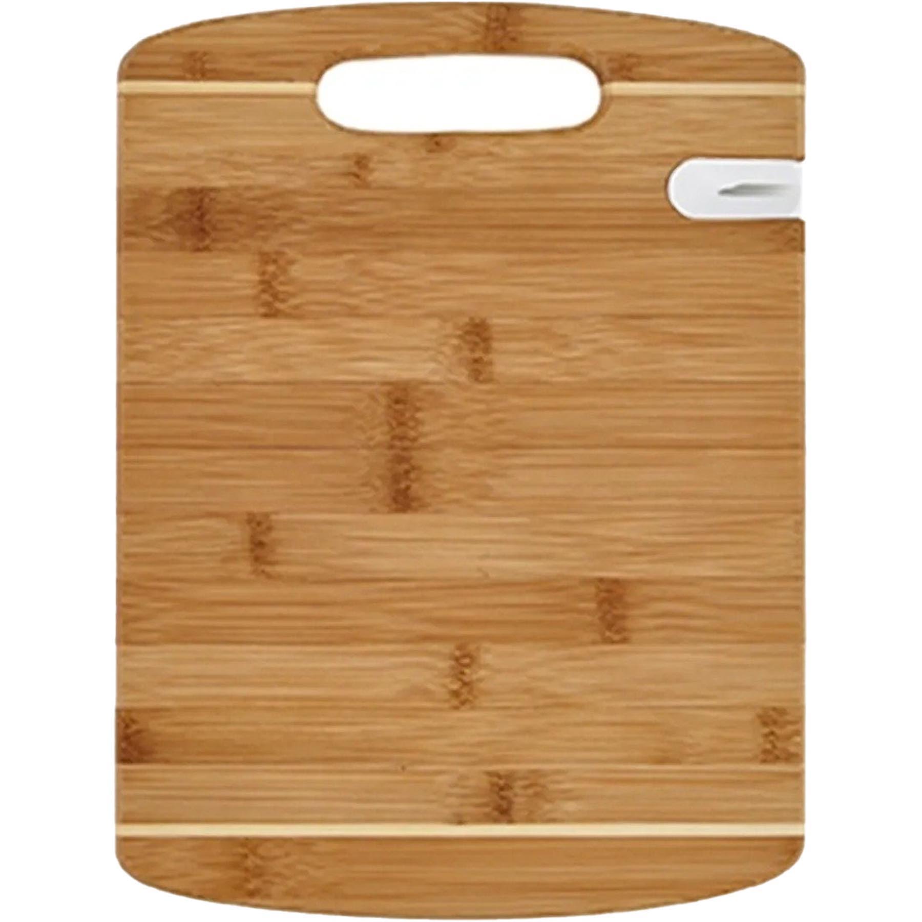 Eco-Friendly Bamboo Cutting Board with Integrated Sharpener 2