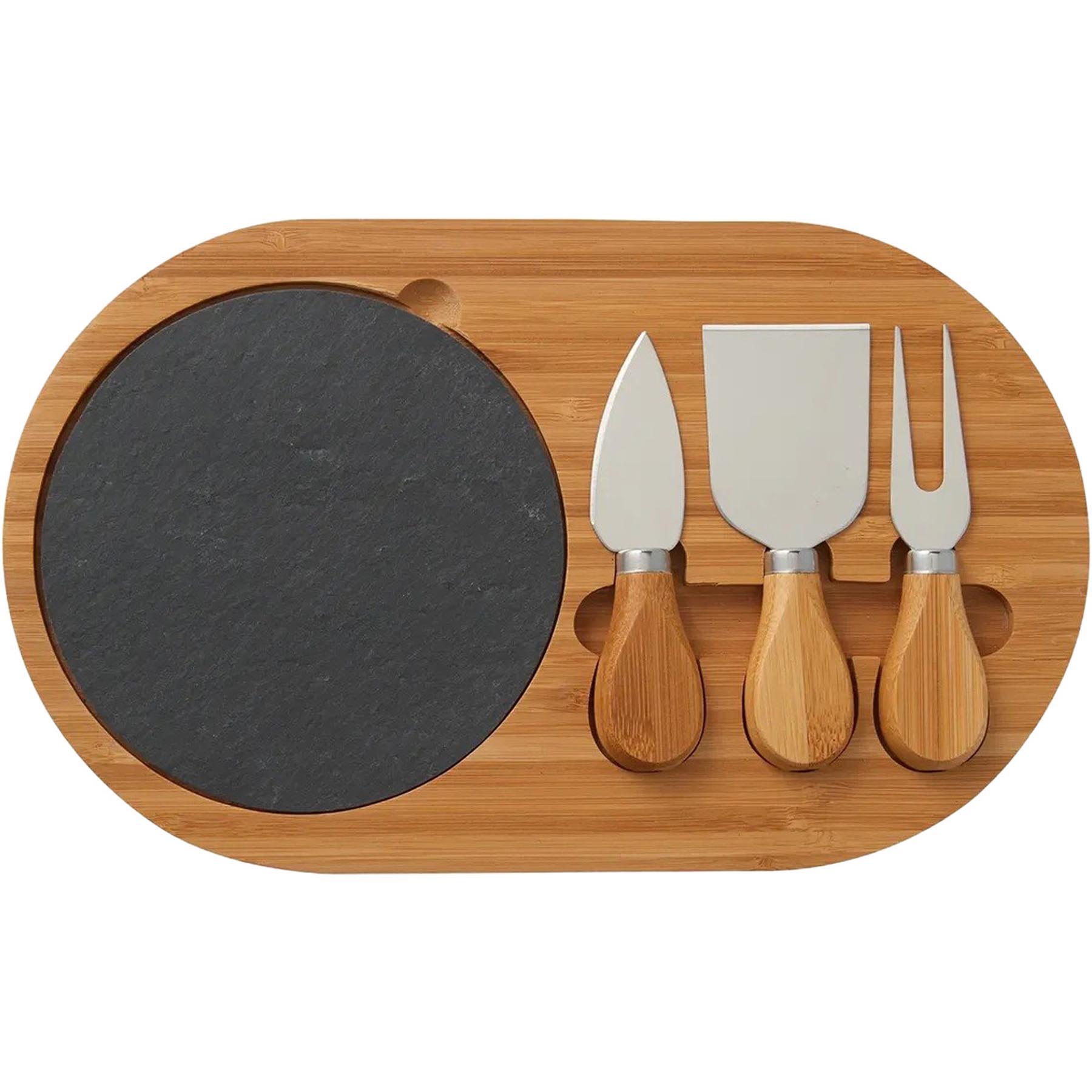Elegant Slate Cheese Serving Collection 2