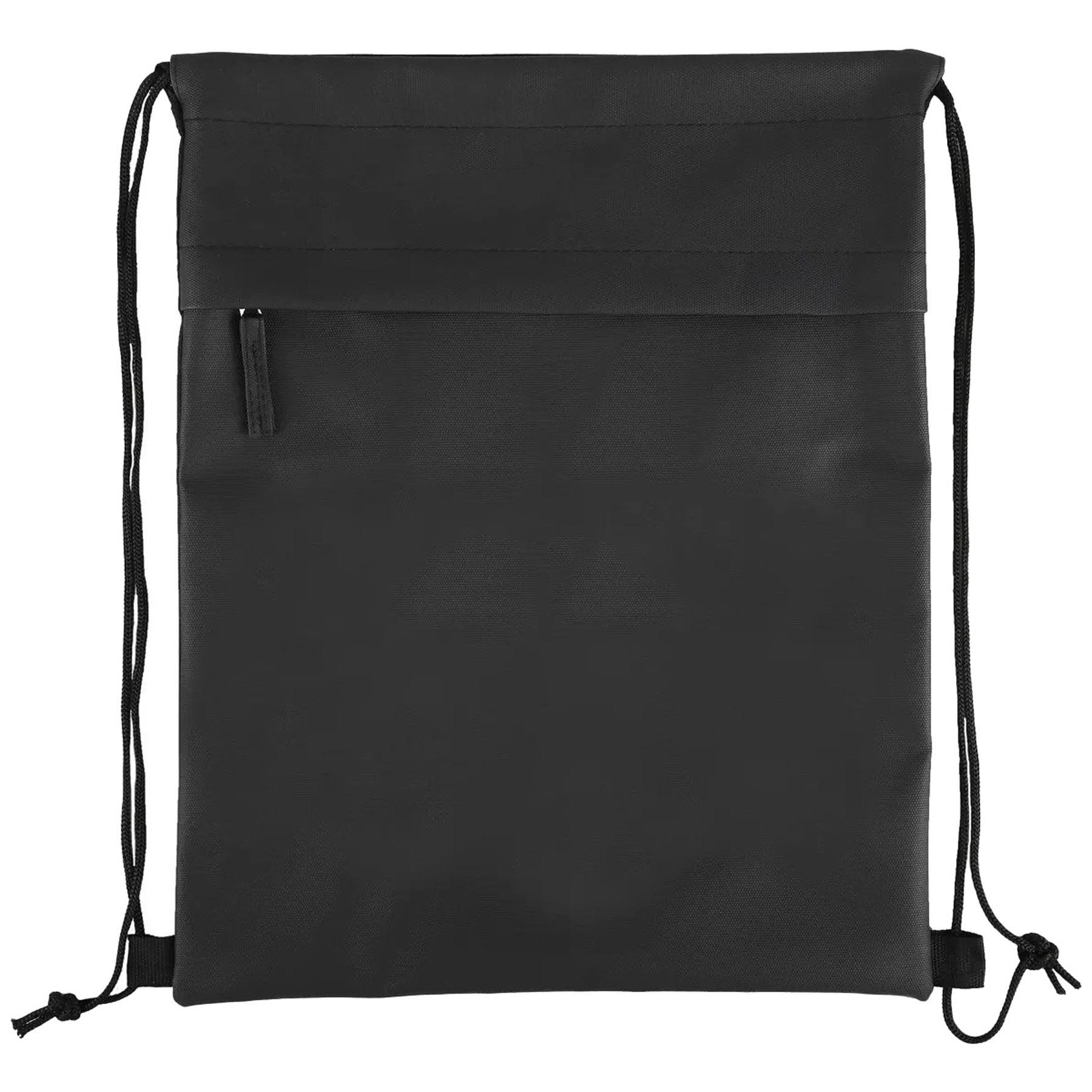 Eco-Friendly Recycled Polyester Drawstring Backpack 2