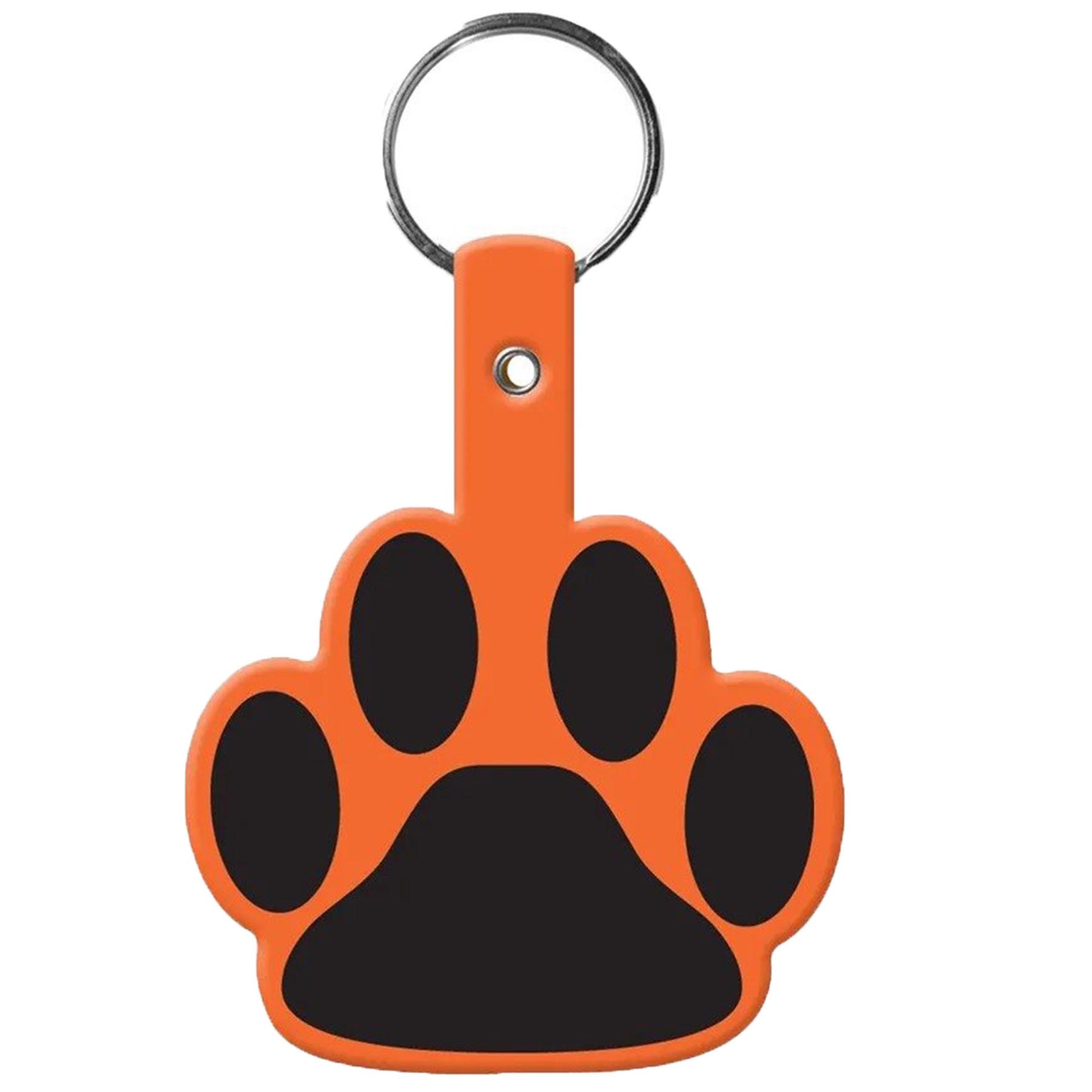 Flexible Pet Paw Key Tag 2
