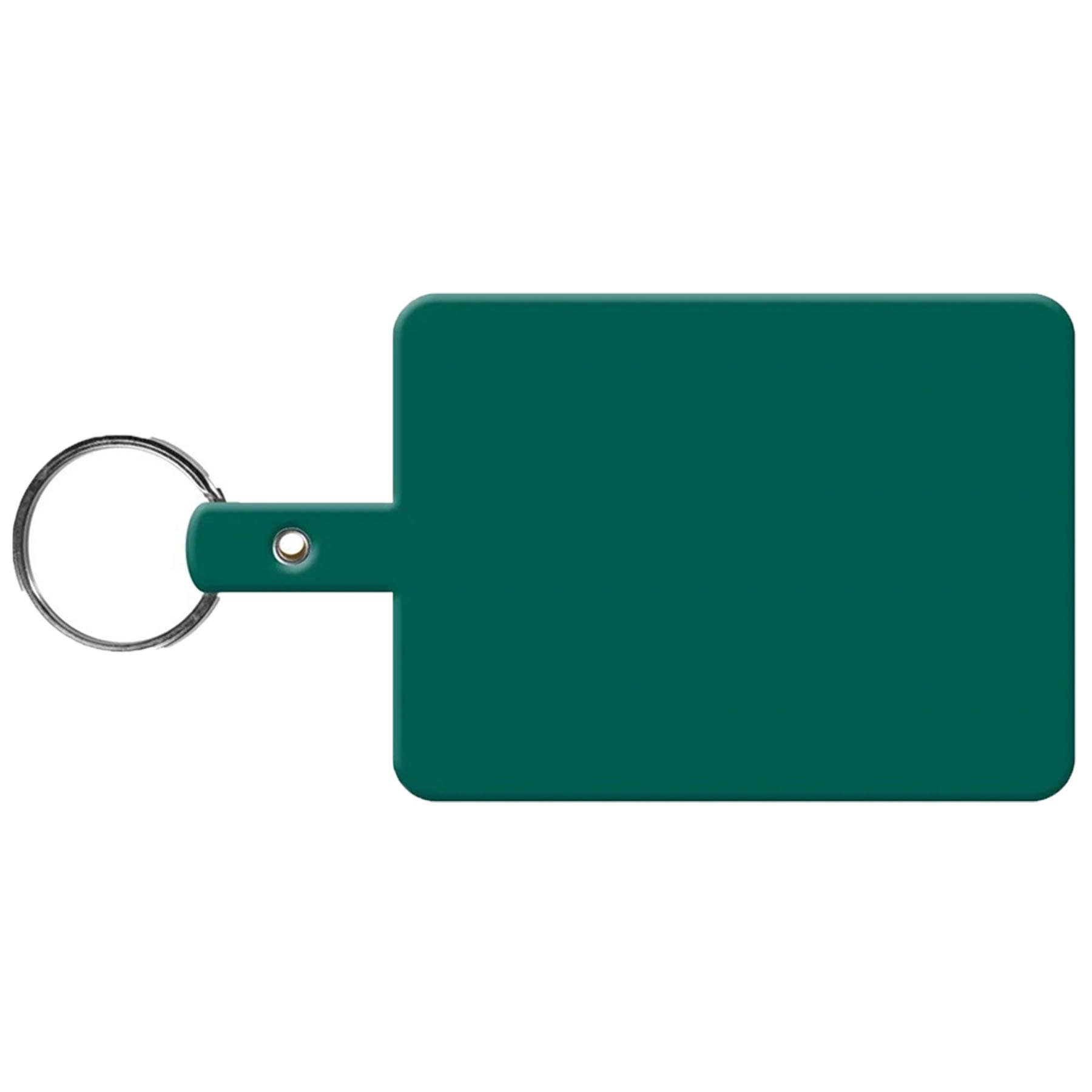 Flexible Rectangle Key Tag with Split Ring 2