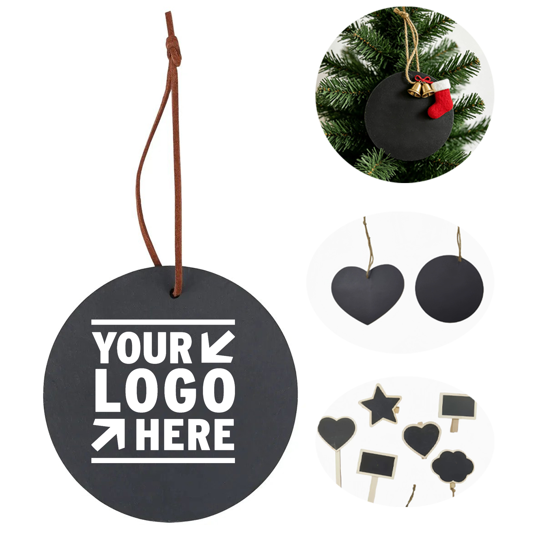 Natural Stone Holiday Ornament