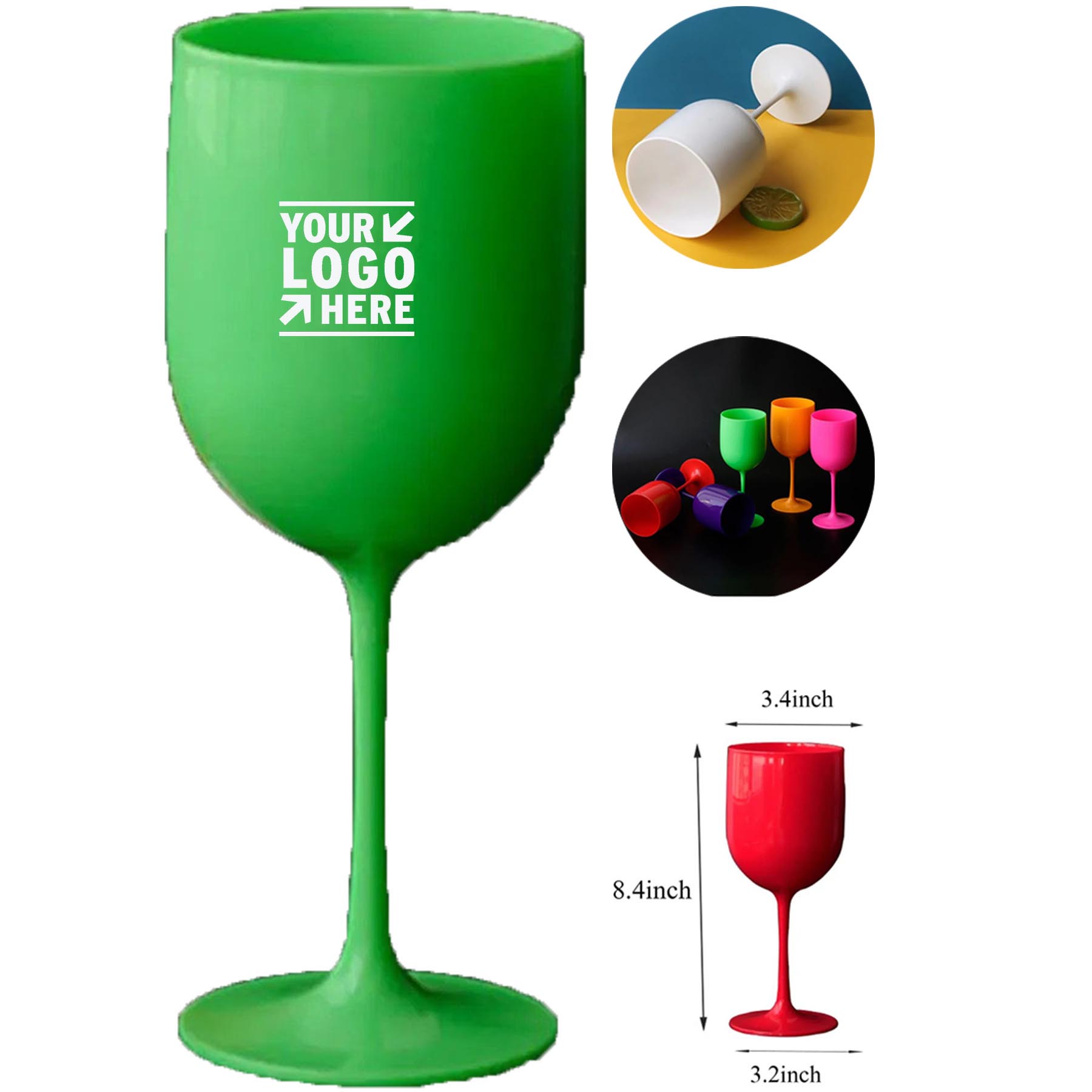 Elegant Plastic Champagne Flutes