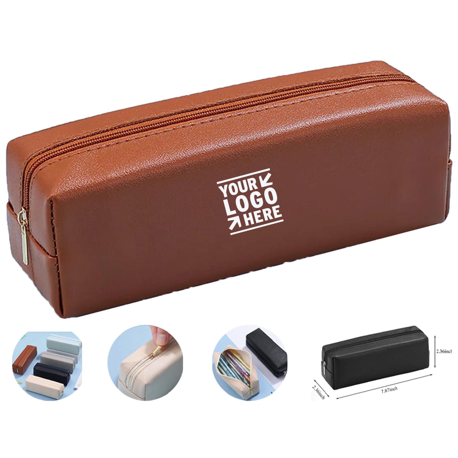 Elegant Leather Stationery Organizer