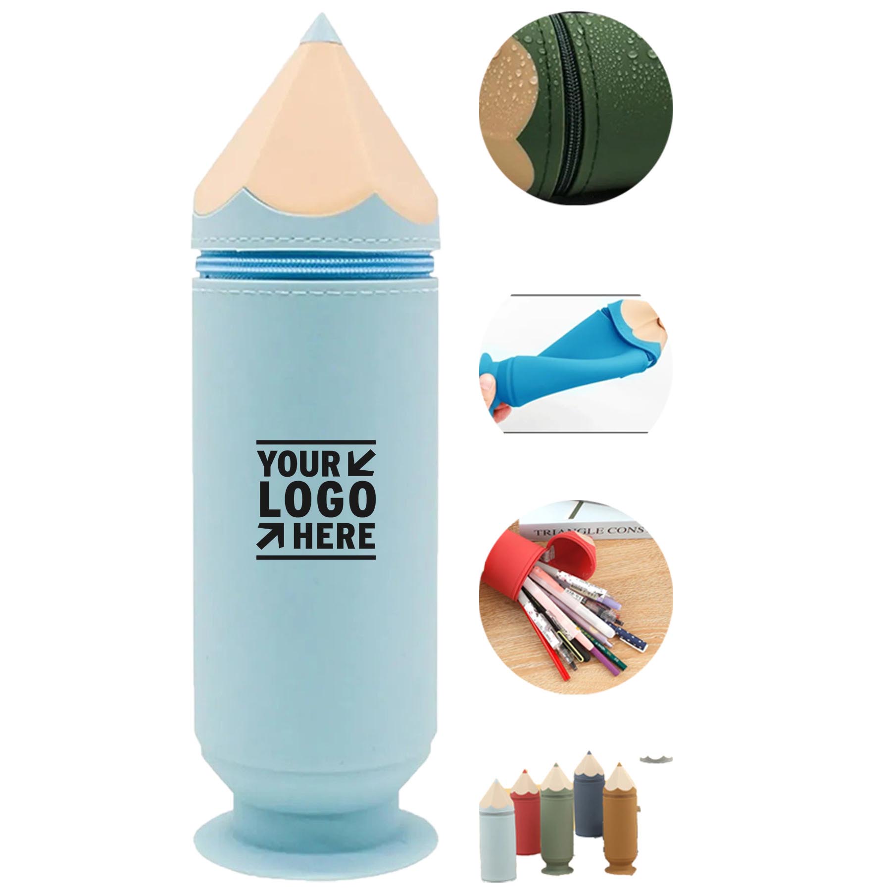 Flexible Silicone Pouch Organizer
