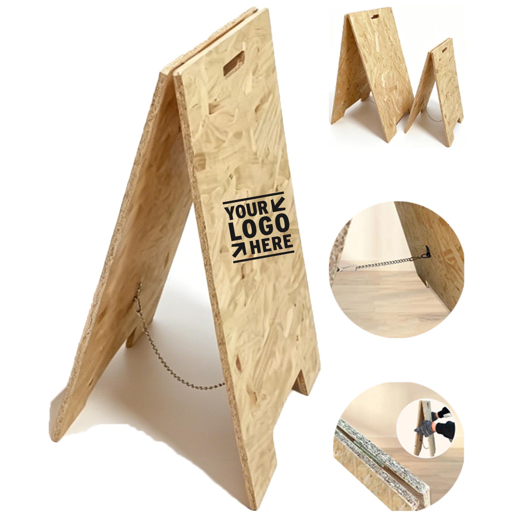 Premium Wooden Freestanding Presentation Panel