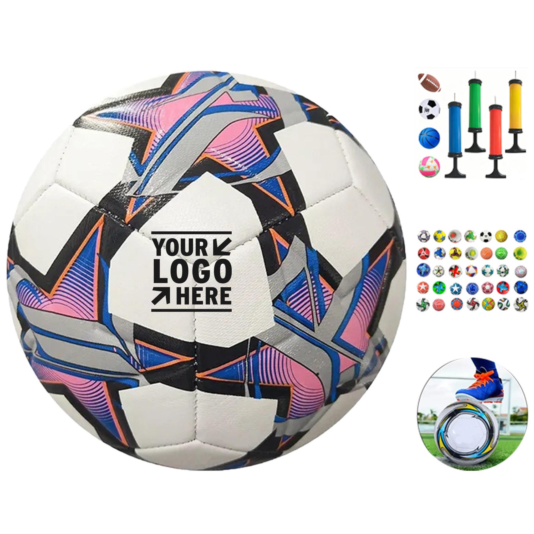 Durable All-Weather Training Soccer Ball