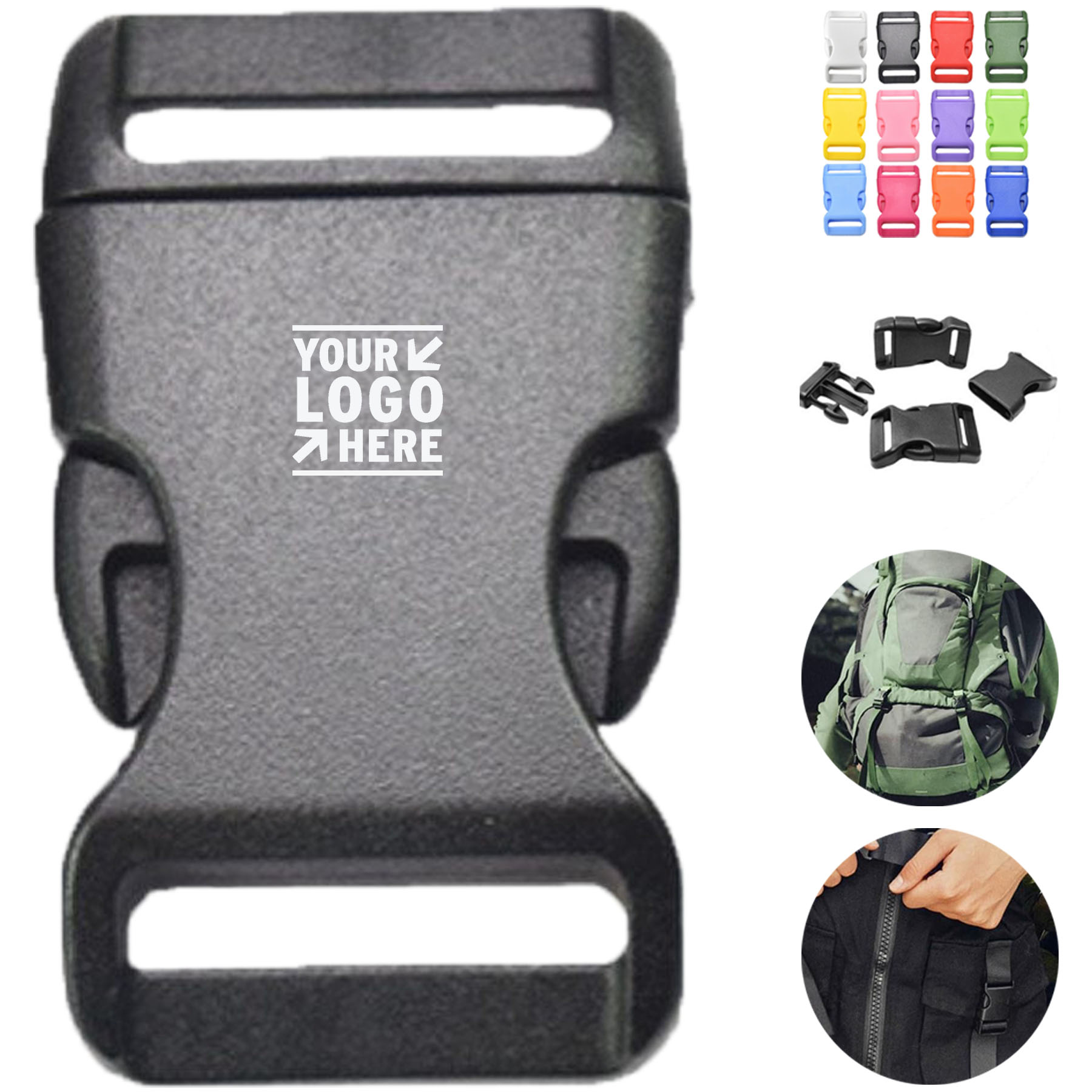 Colorful Plastic Insert Buckle Accessories