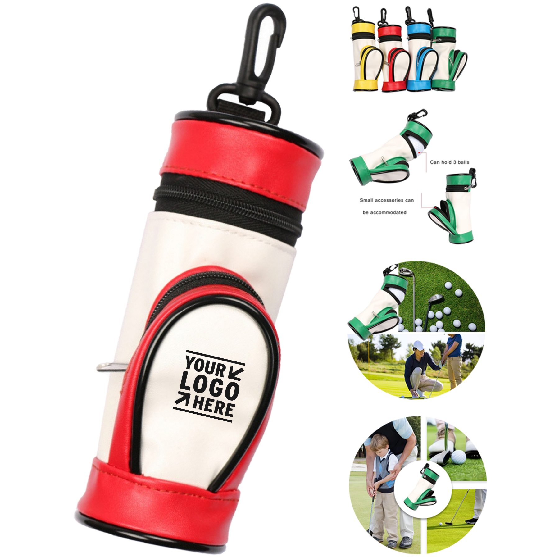 Premium Golf Ball Storage Pouch