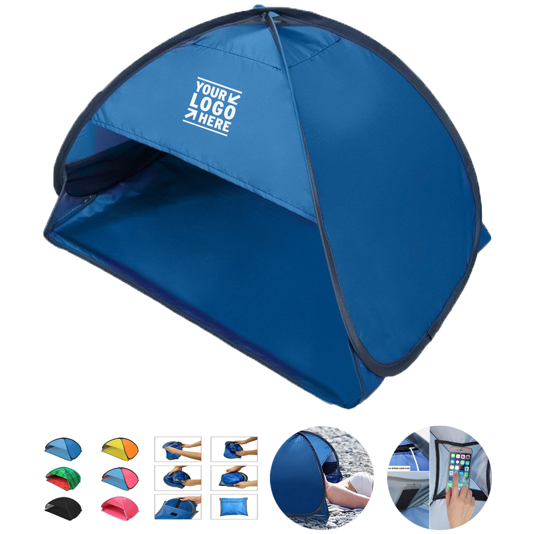 Portable Sun Shade Headrest Cover