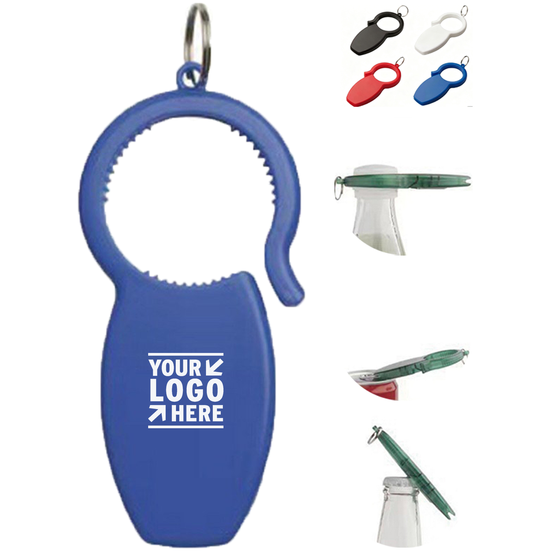 Versatile Keychain Bottle and Can Opener