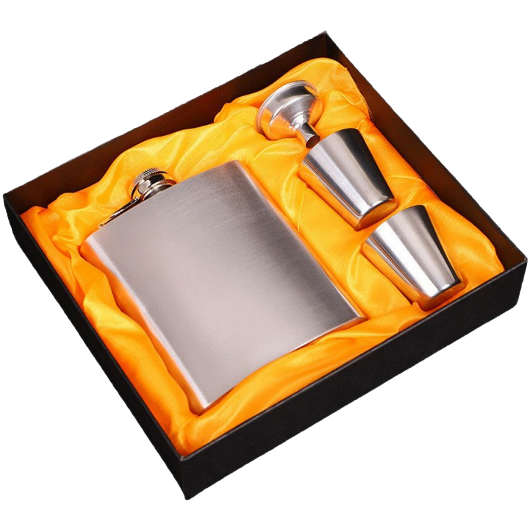 Elegant Stainless Steel Travel Flask Set 2