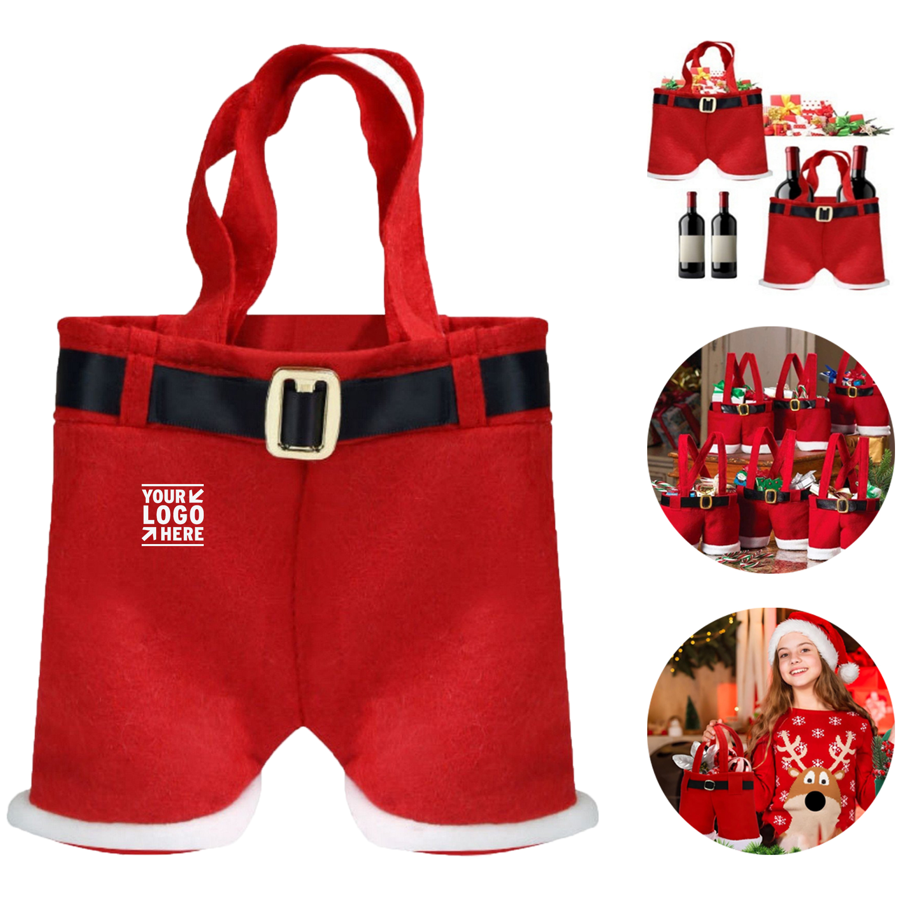 Festive Holiday Gift Bag