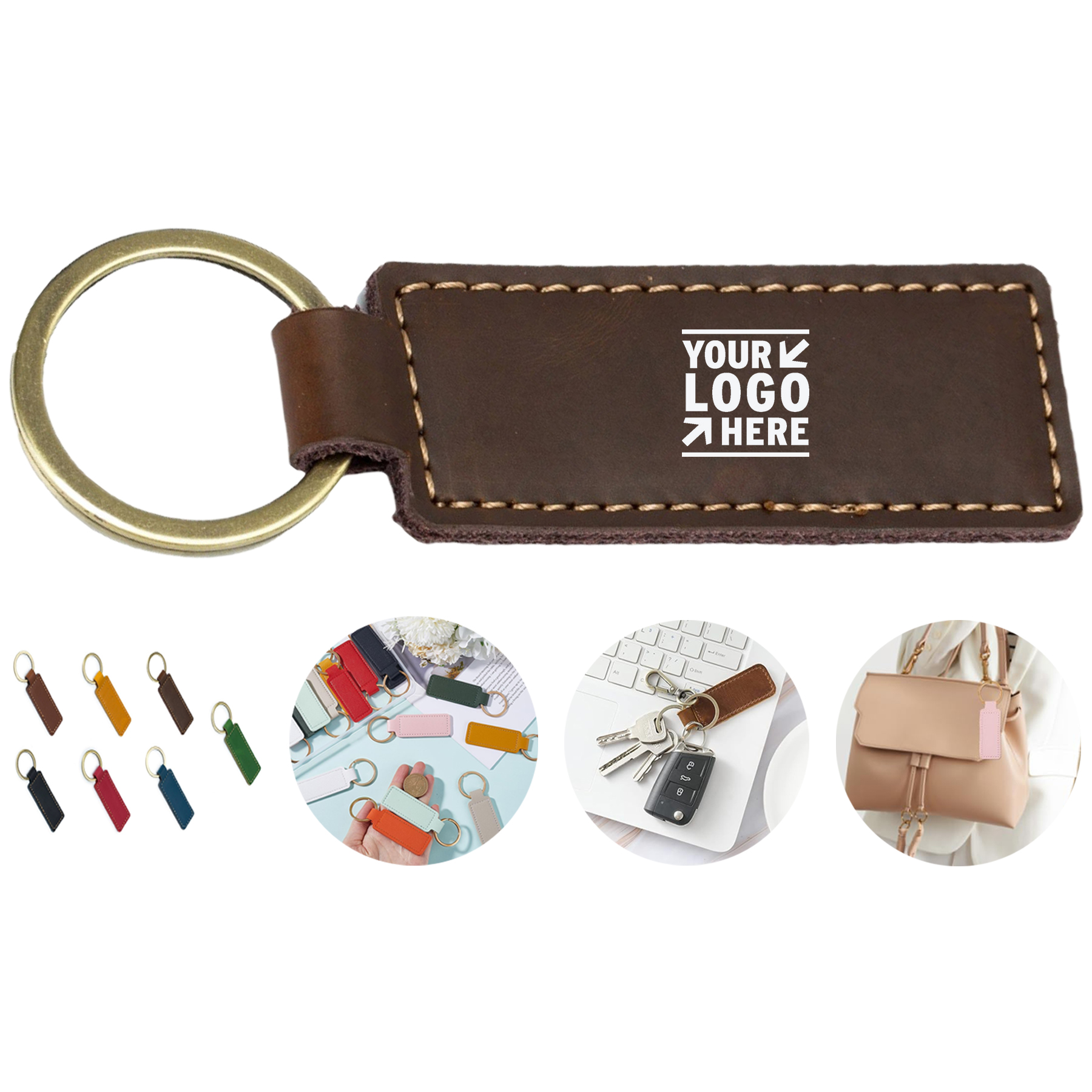 Classic Leather Key Fob