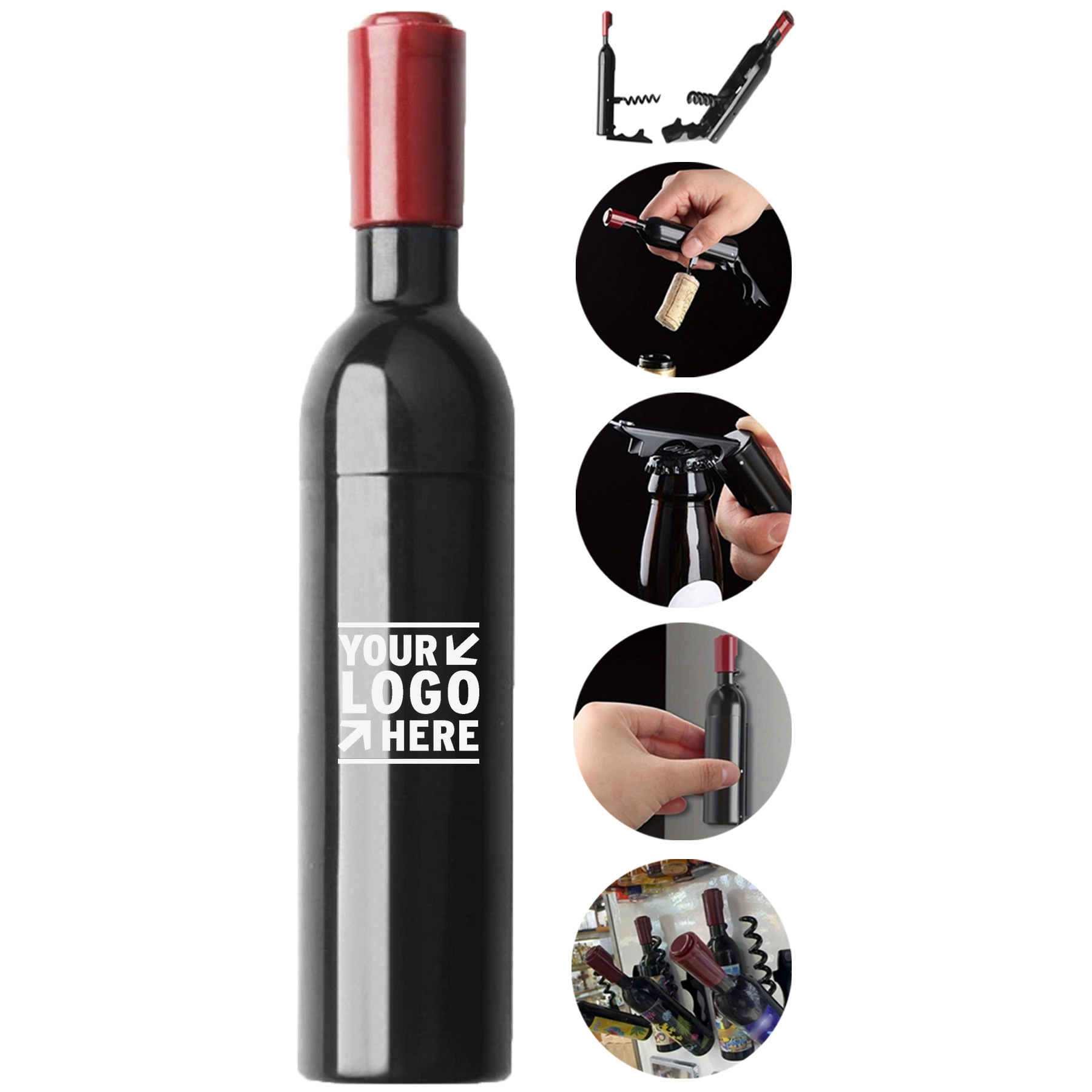 Elegant Bottle Opener Magnet