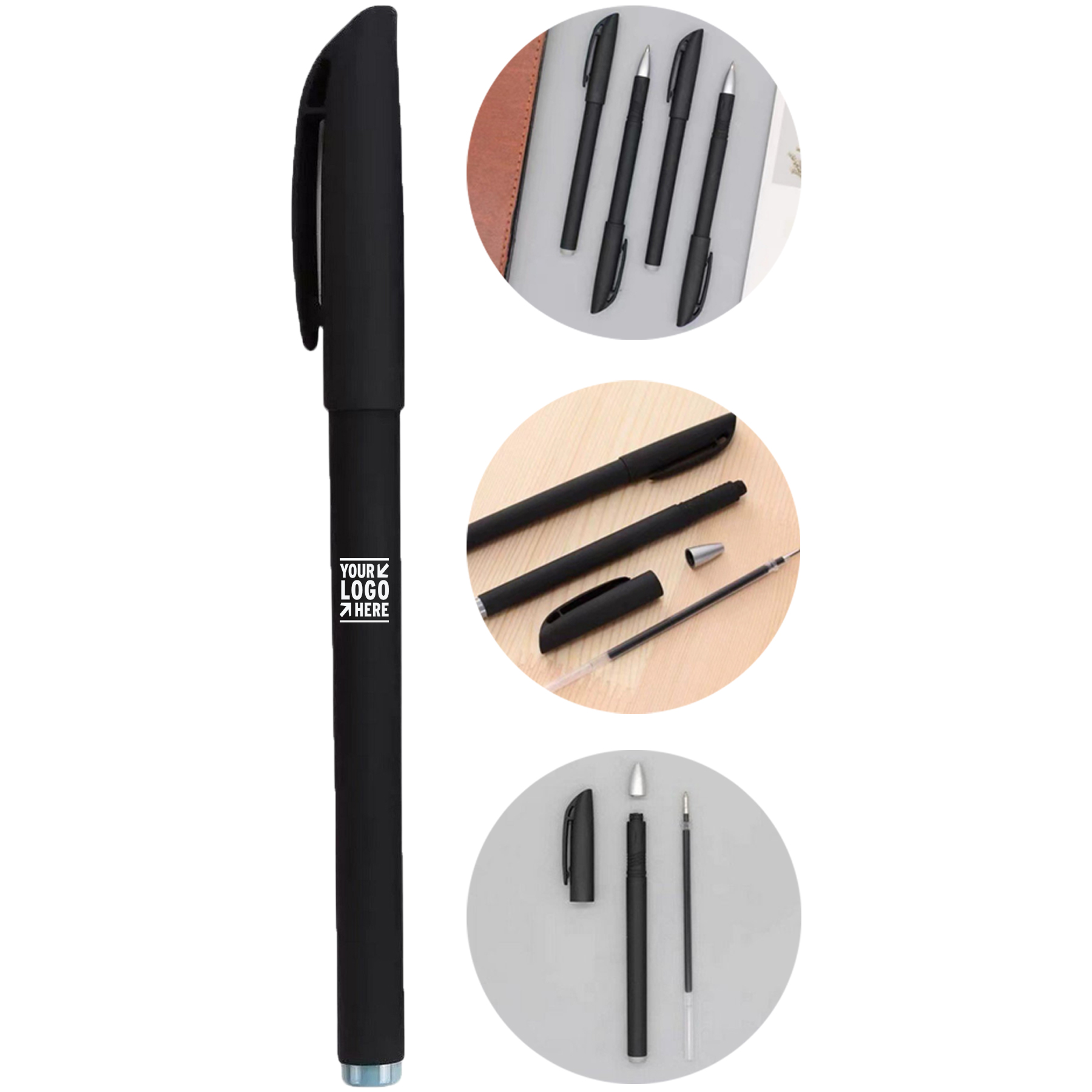 Sleek Black Ballpoint Pen