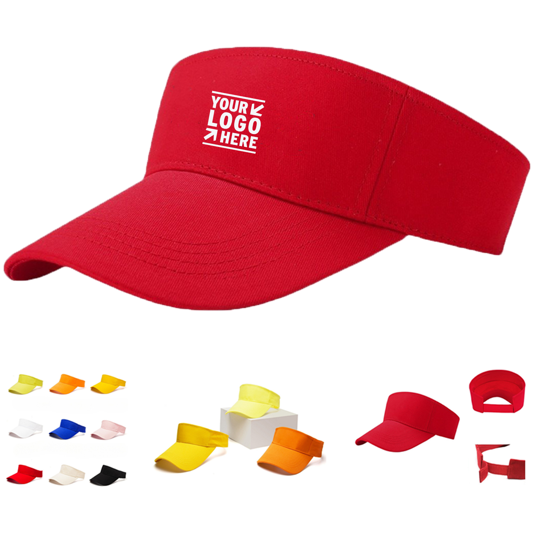 Adjustable Cotton Sun Visor Hat