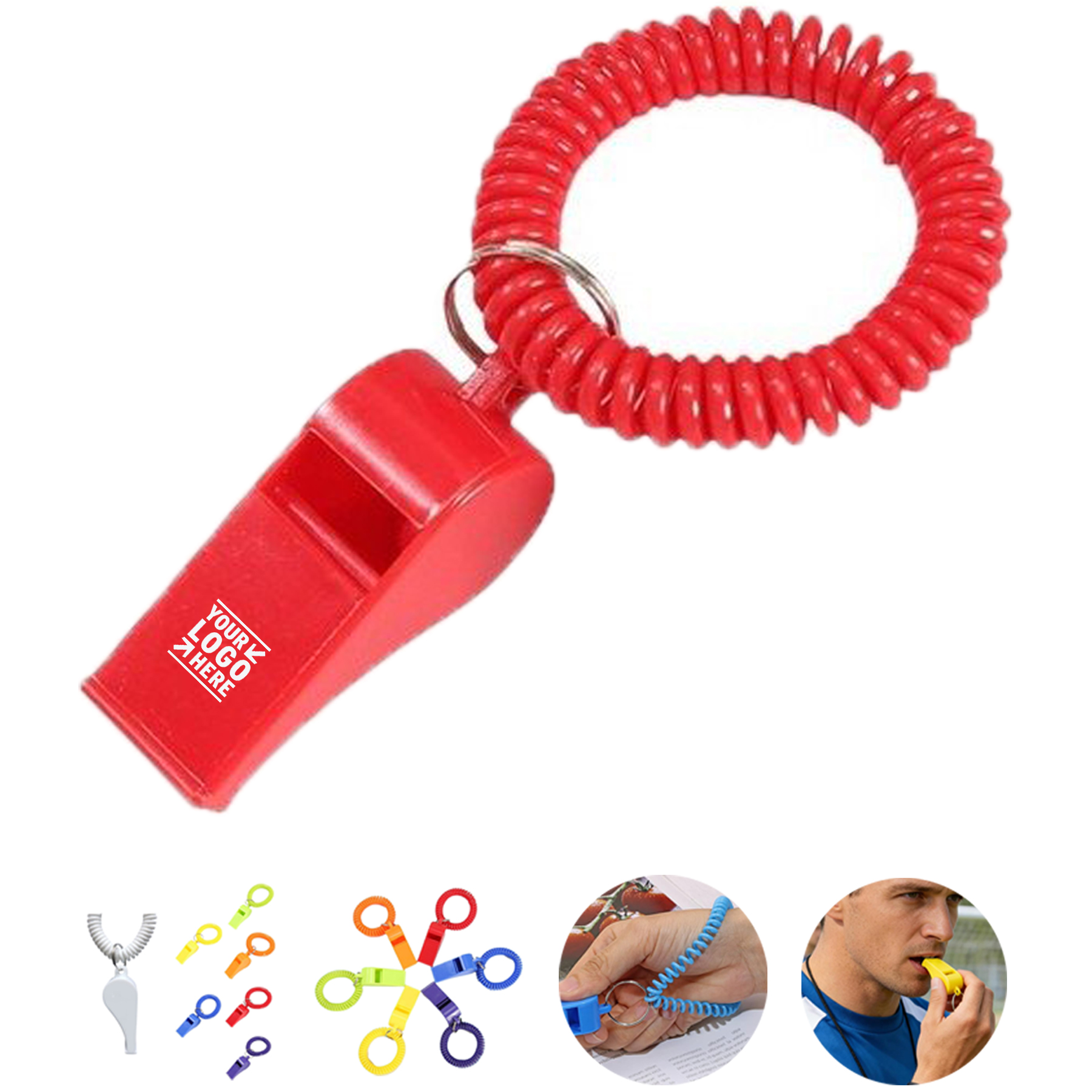 FlexiWrist Whistle Keychain