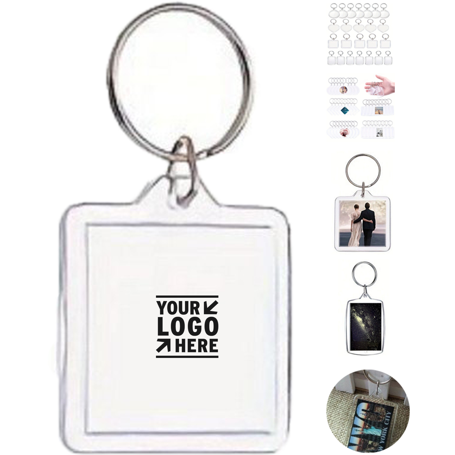 Custom Photo Keychain Frame