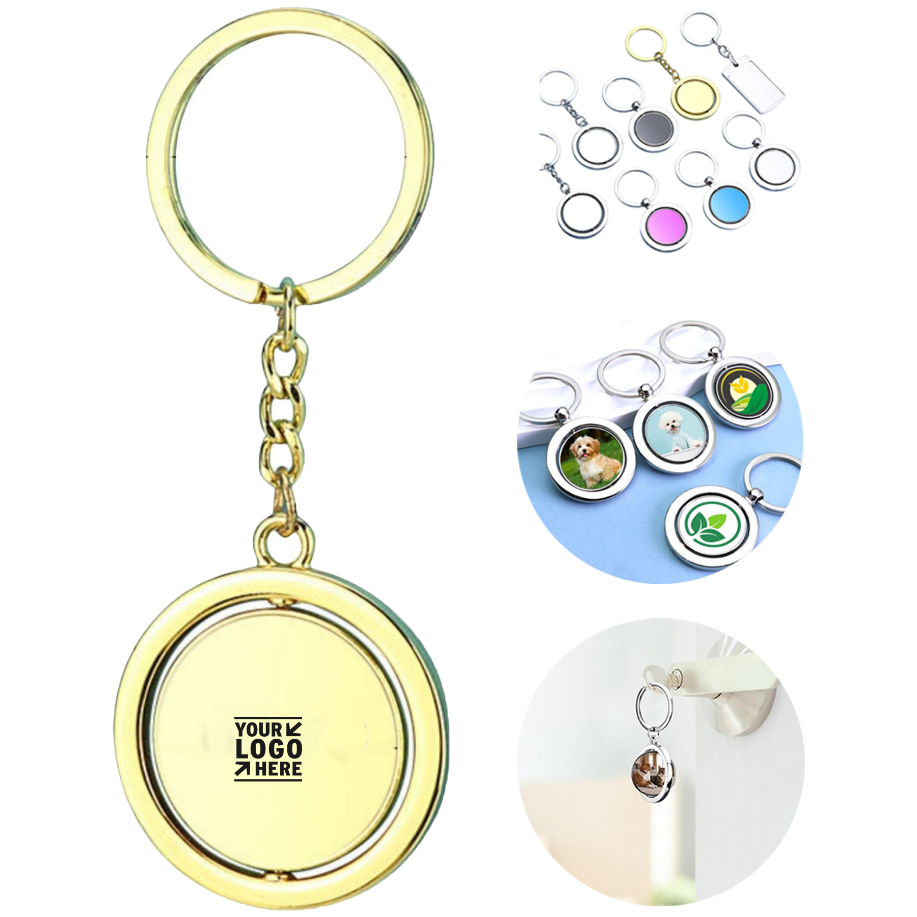 Dual-Sided Spinning Key Holder