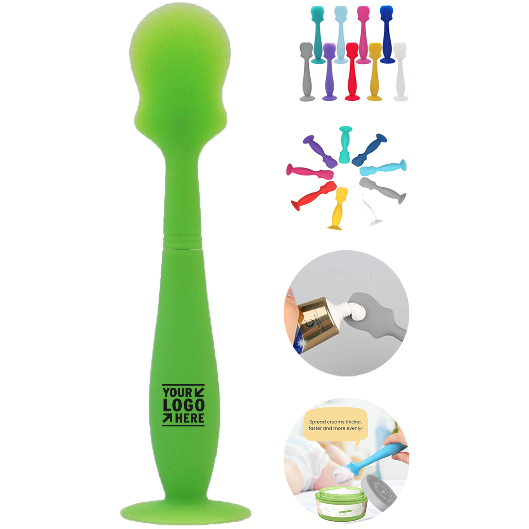 Versatile Detachable Silicone Feeding Tool