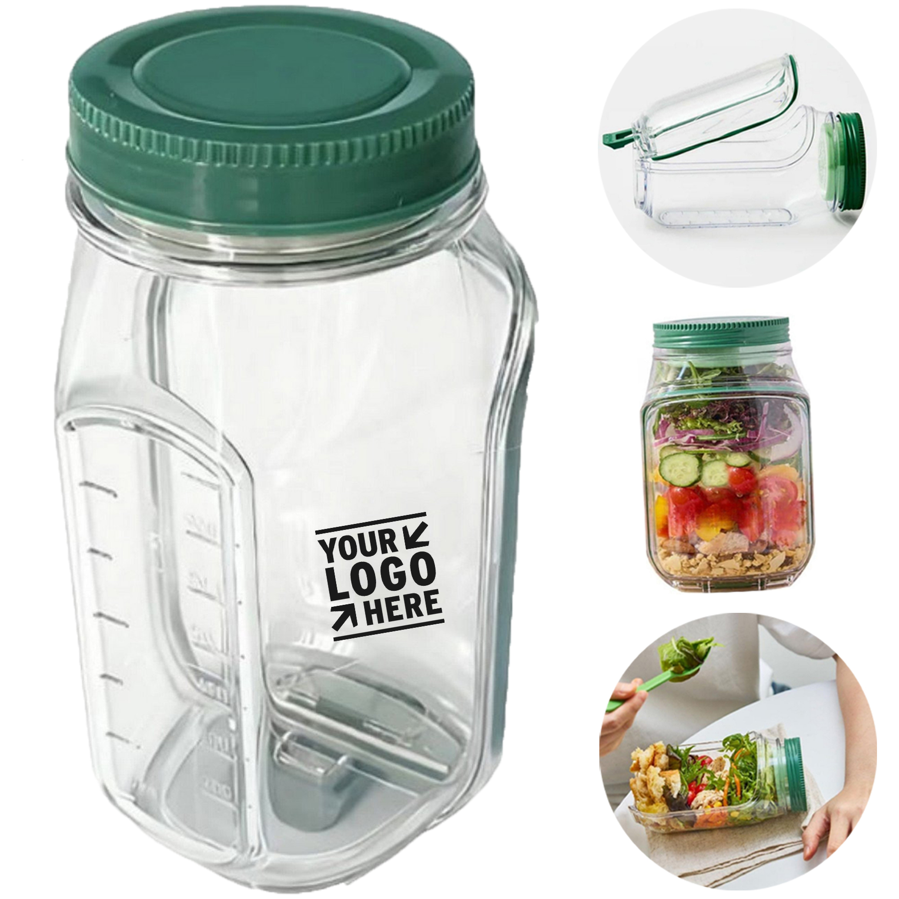EcoFresh Layered Salad Container