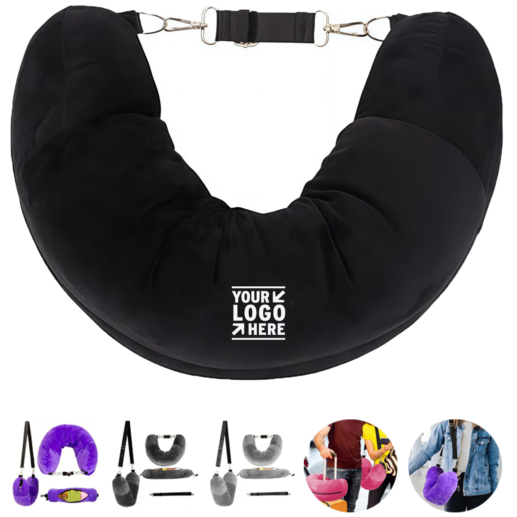 Comfortable Travel Pillow with Storage