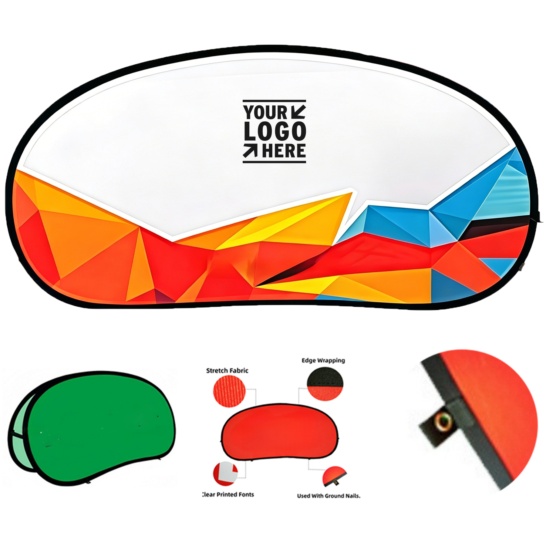 Portable Double-Sided Display Board