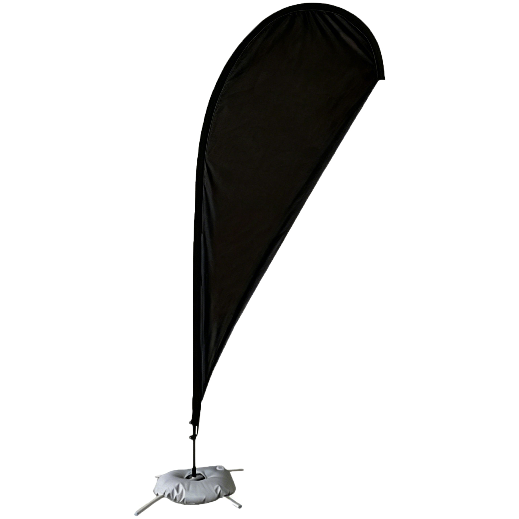 Premium P-Shaped Outdoor Banner with Weighted Base 2