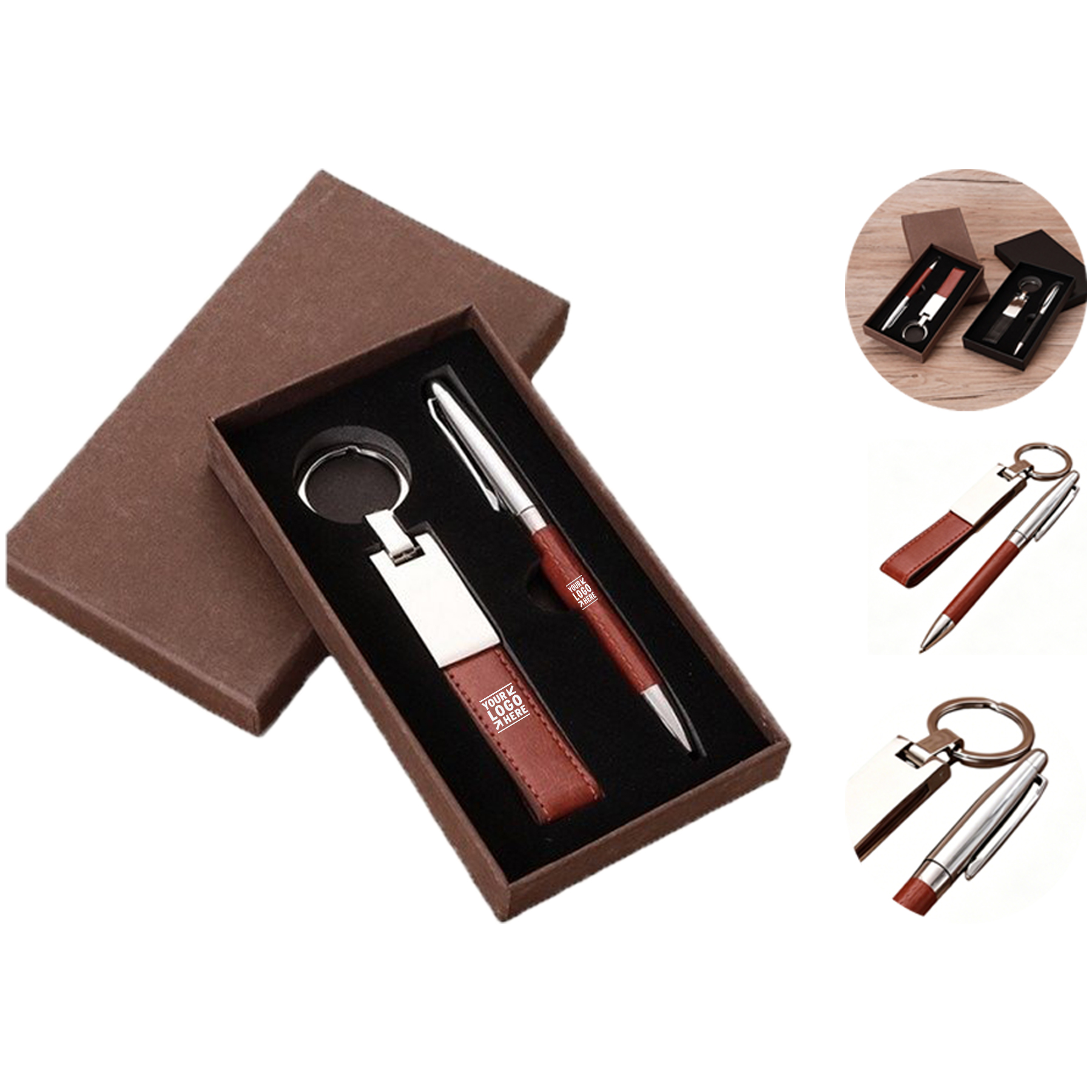 Elegant Leather Writing Companion Set