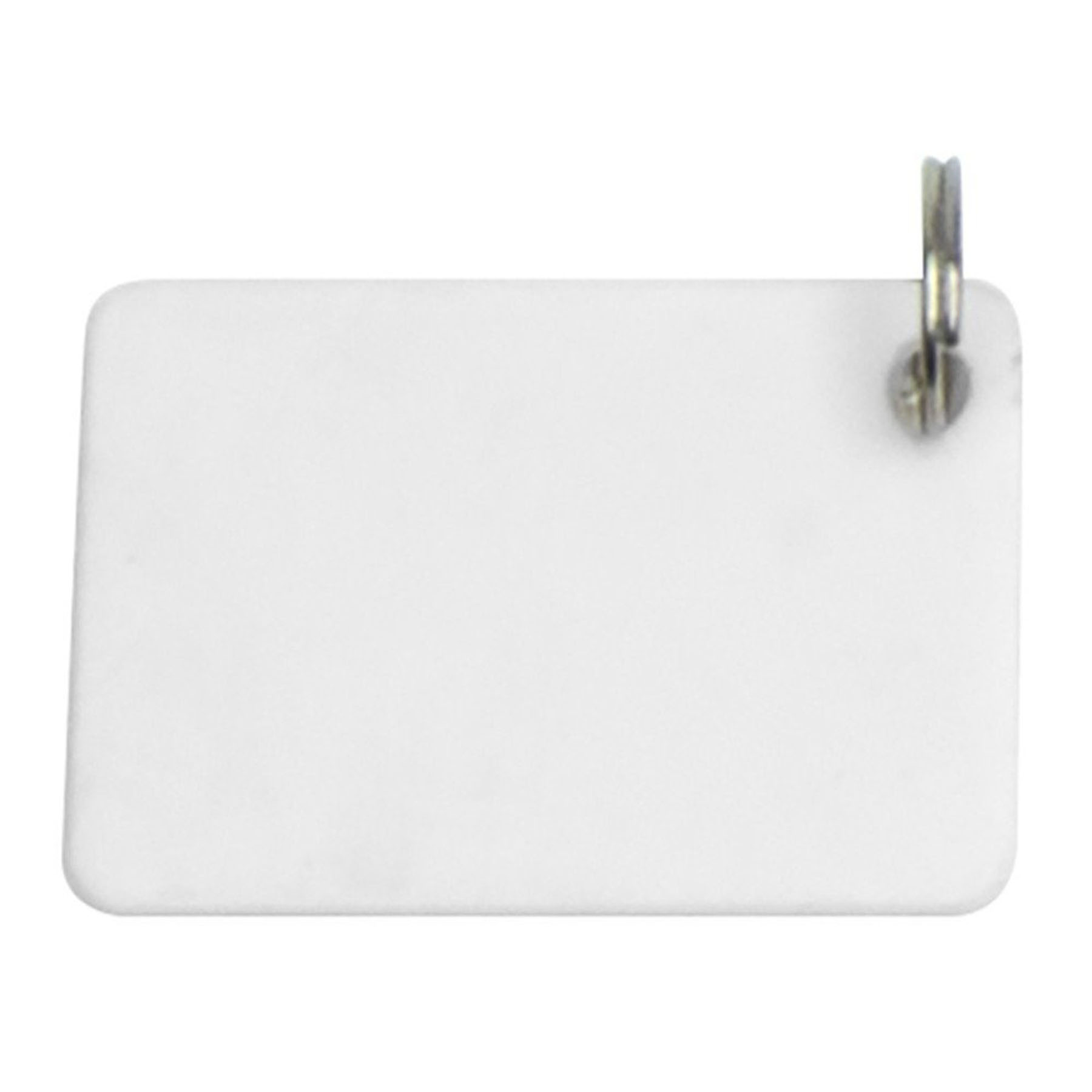 Rectangular Key Tag with Ring 2