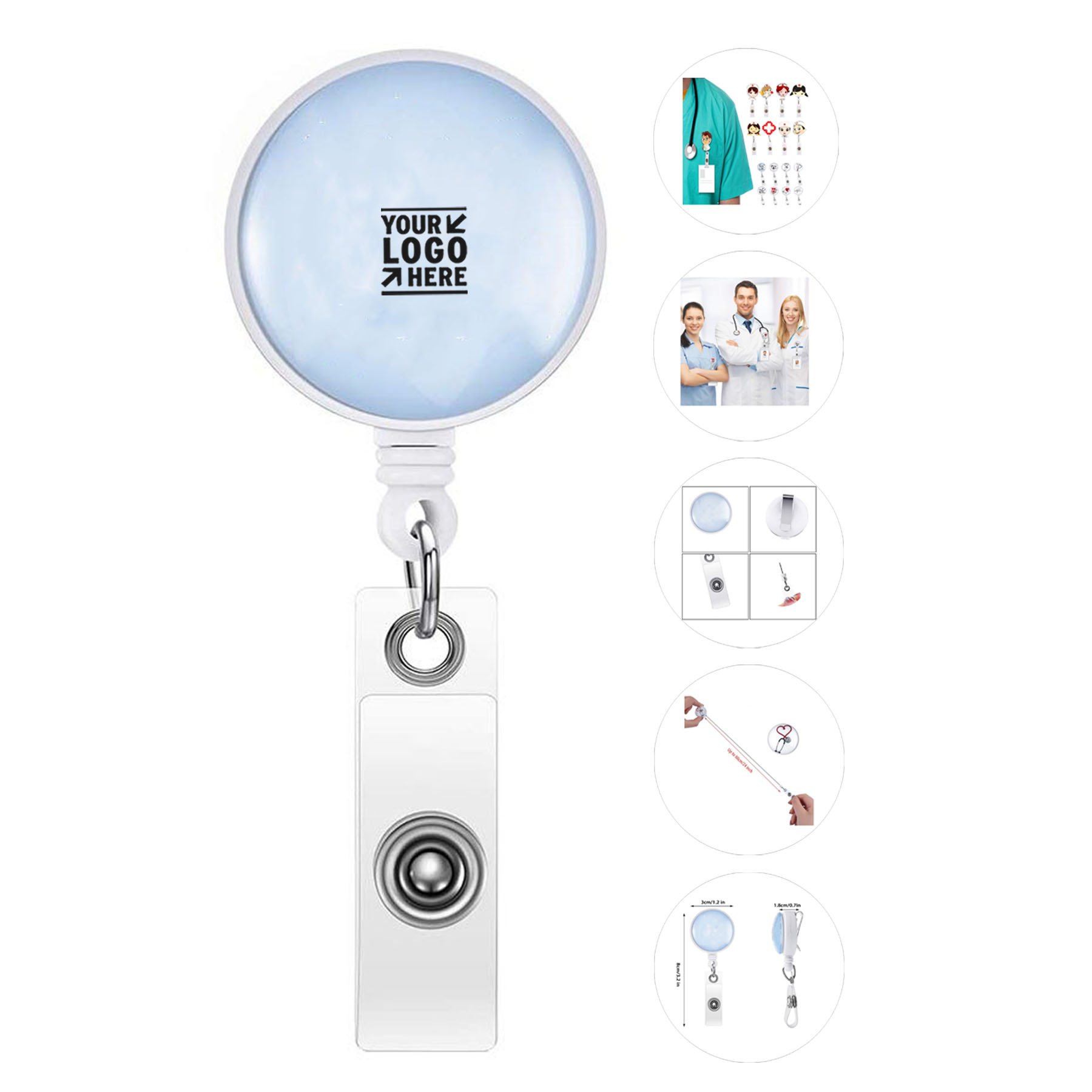 Personalized Acrylic ID Badge Holder