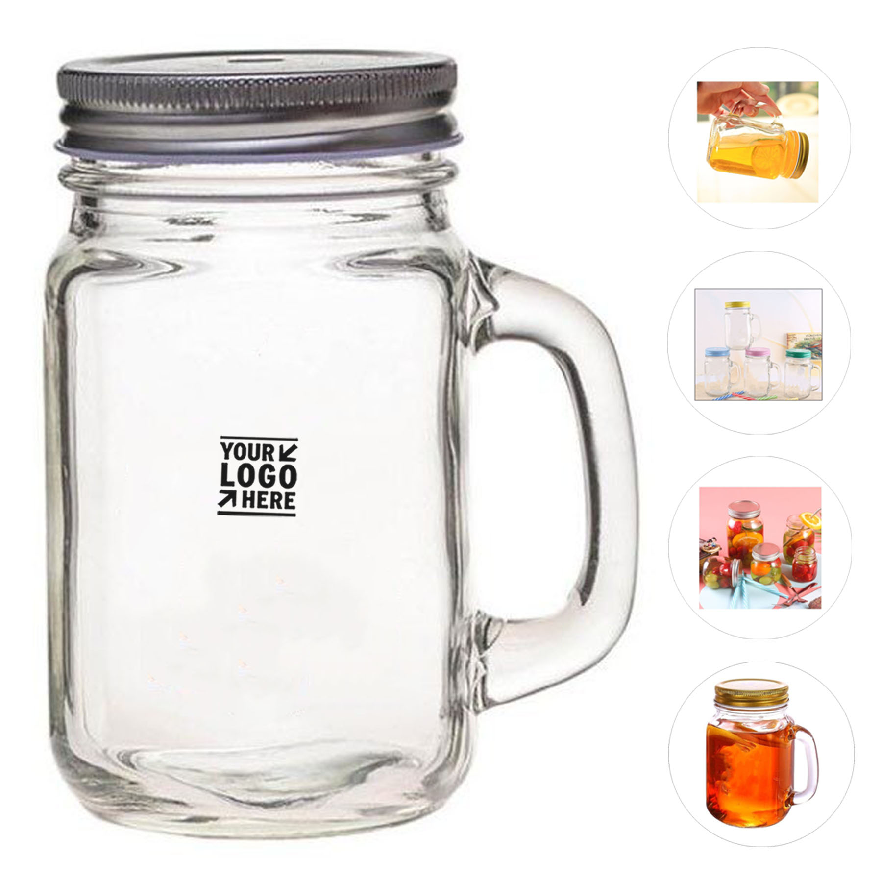 Classic Glass Drinking Jars