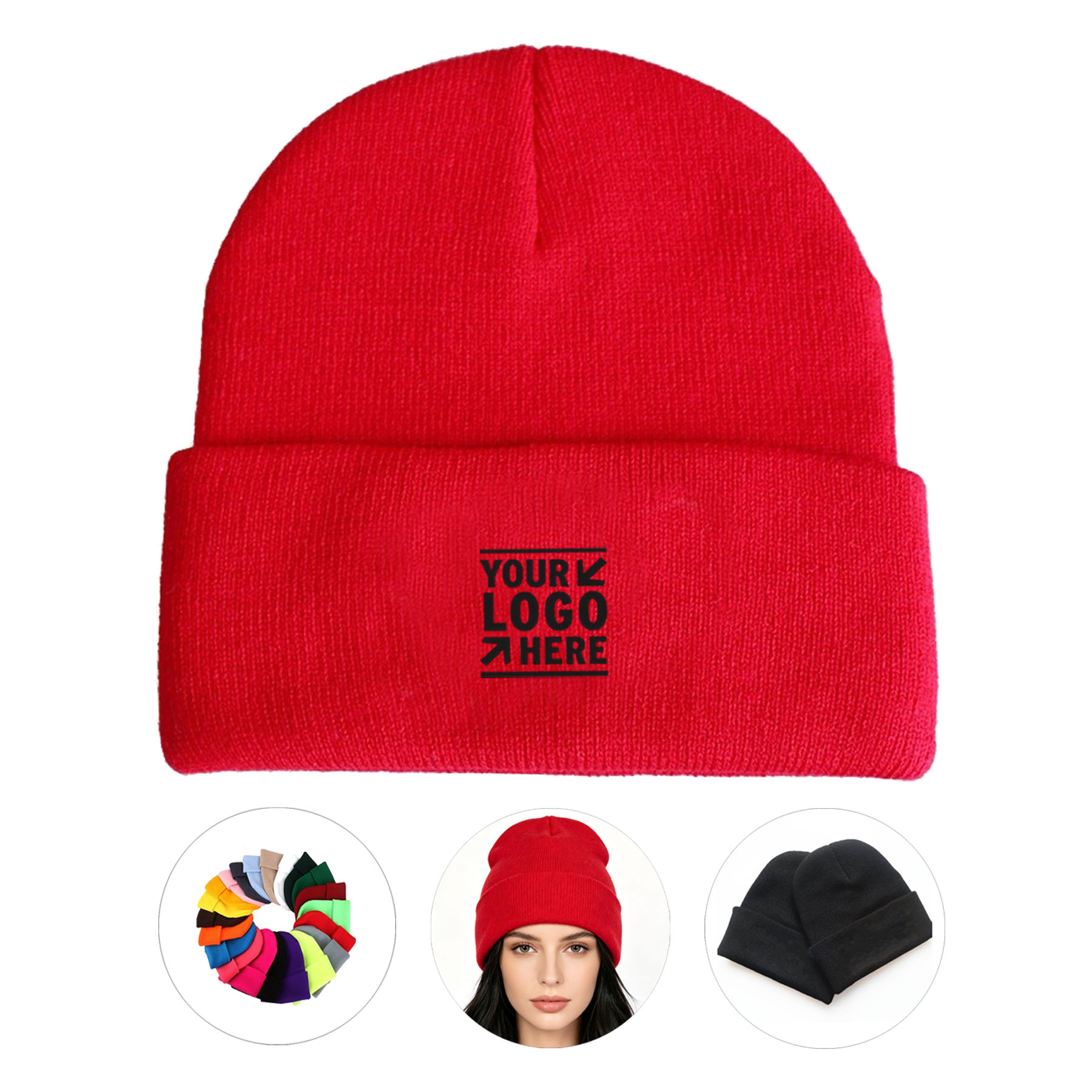 Personalized Knit Winter Beanie