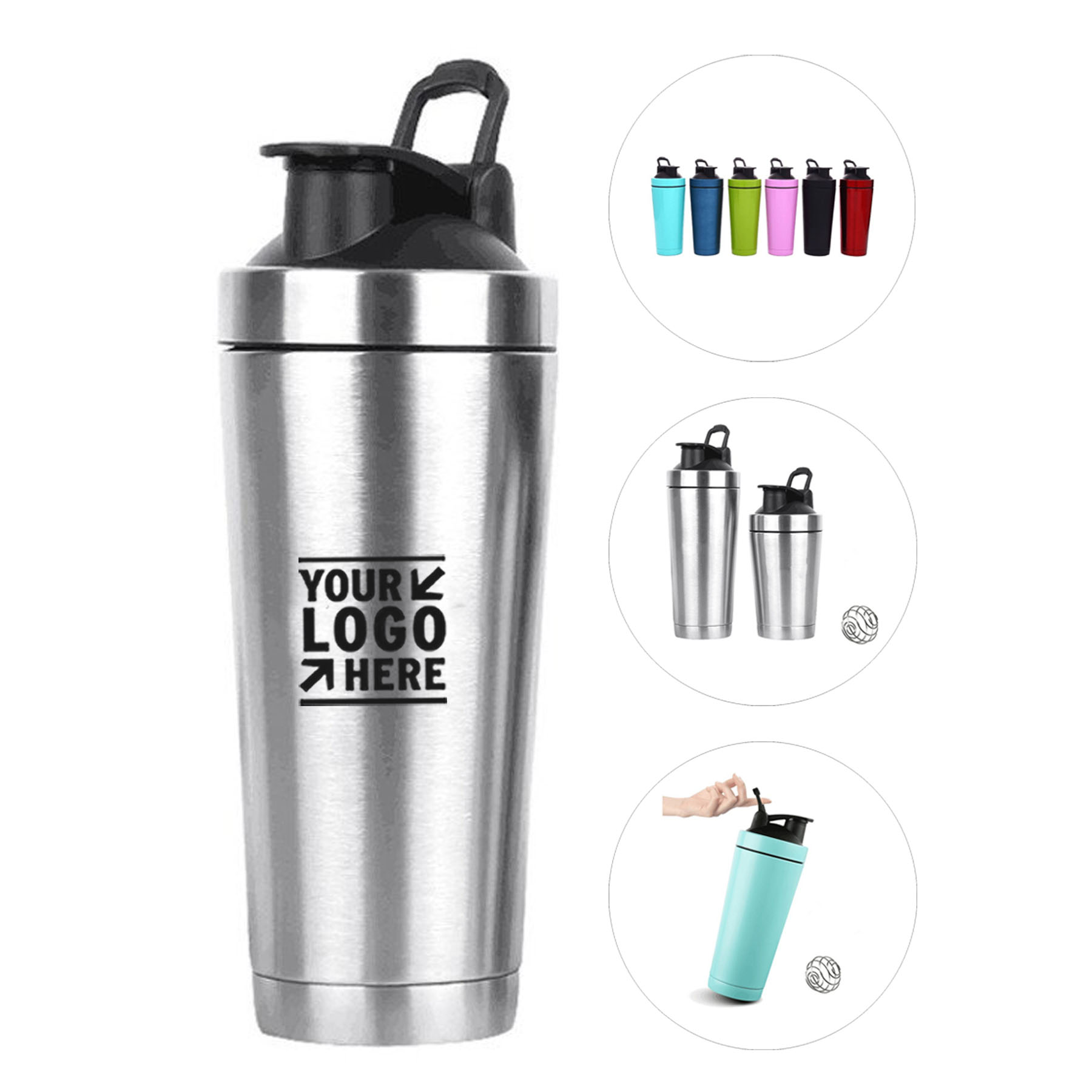 Premium Steel Mixing Bottle