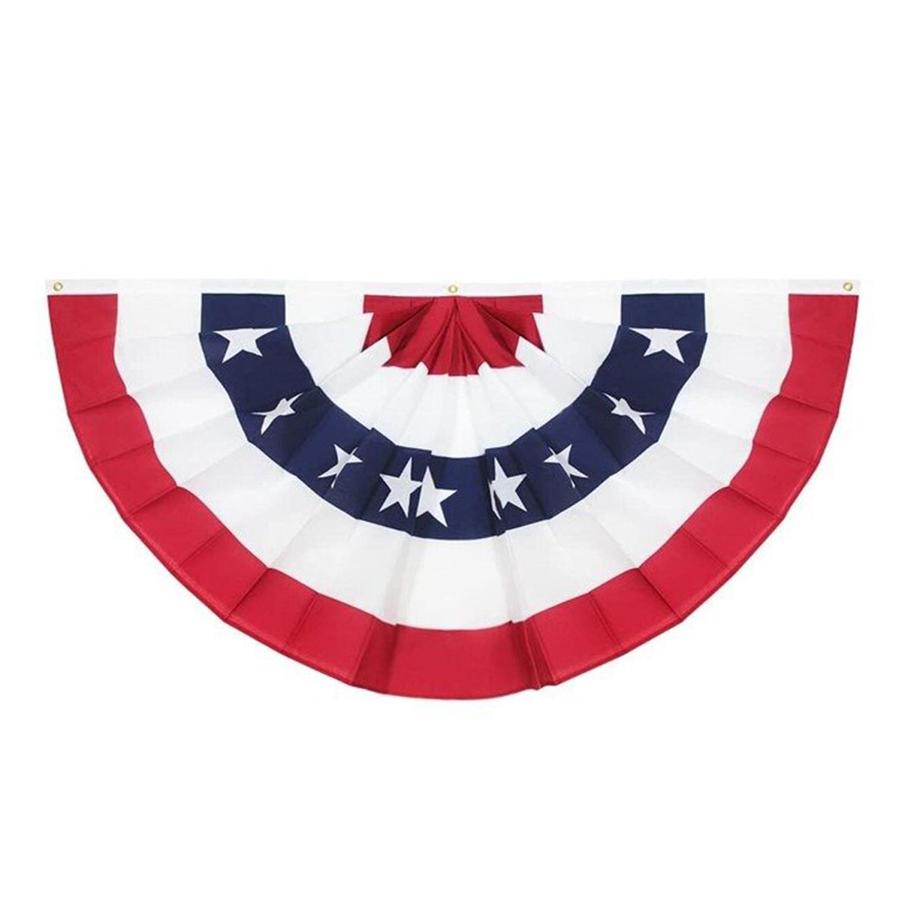 Patriotic Pleated Fan Banner 2
