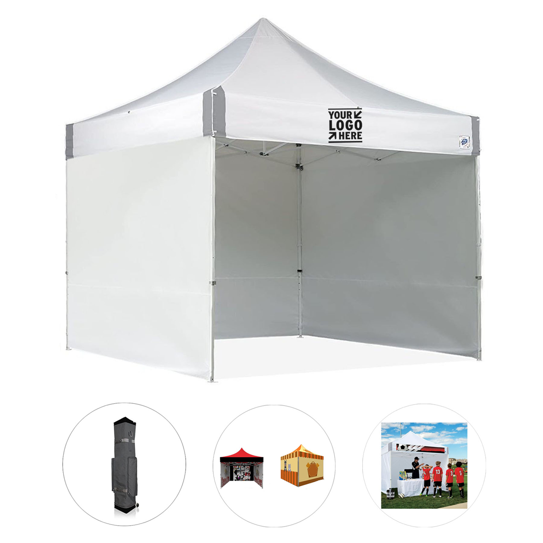 Portable Outdoor Shelter with Detachable Side Panels