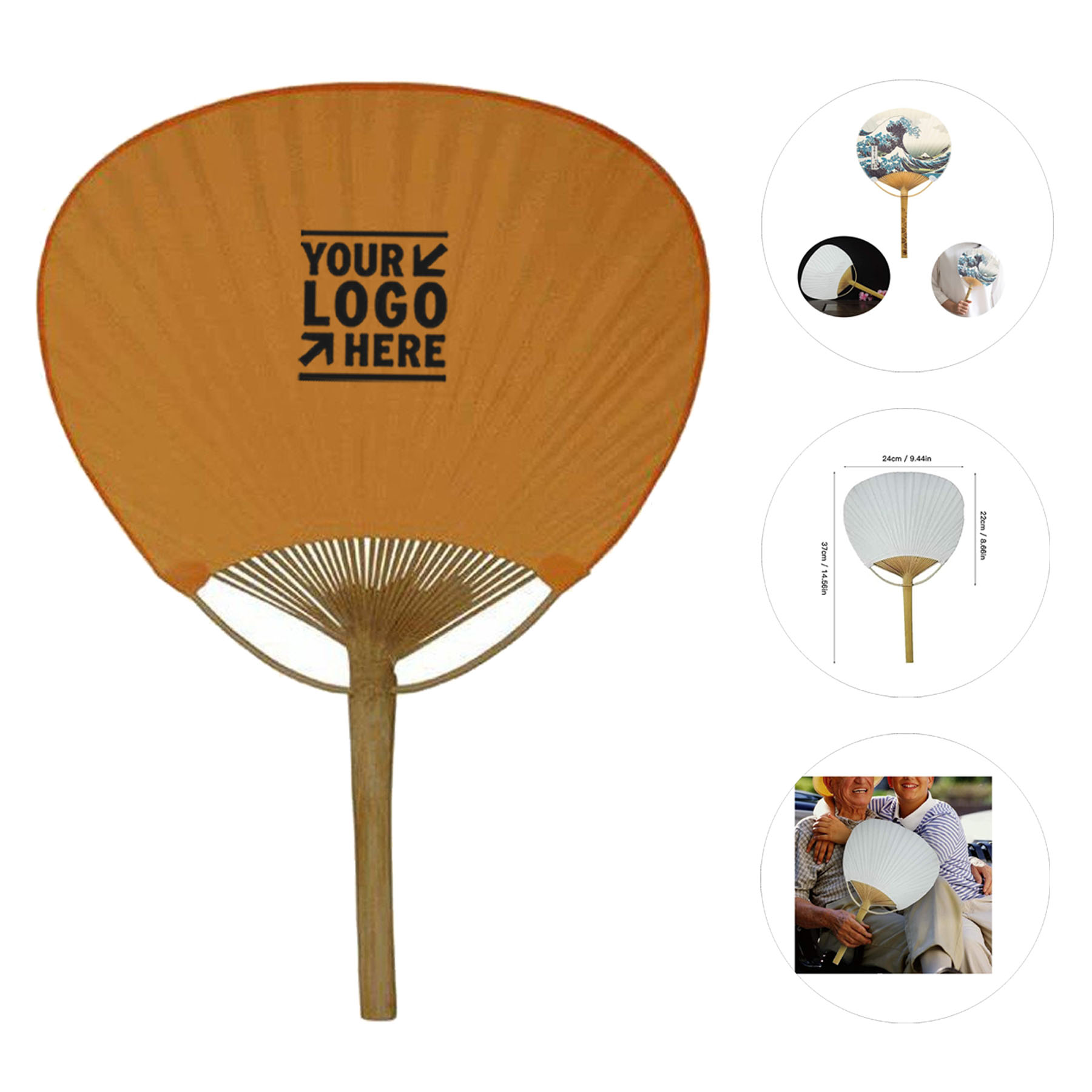 Portable Bamboo Hand Fan