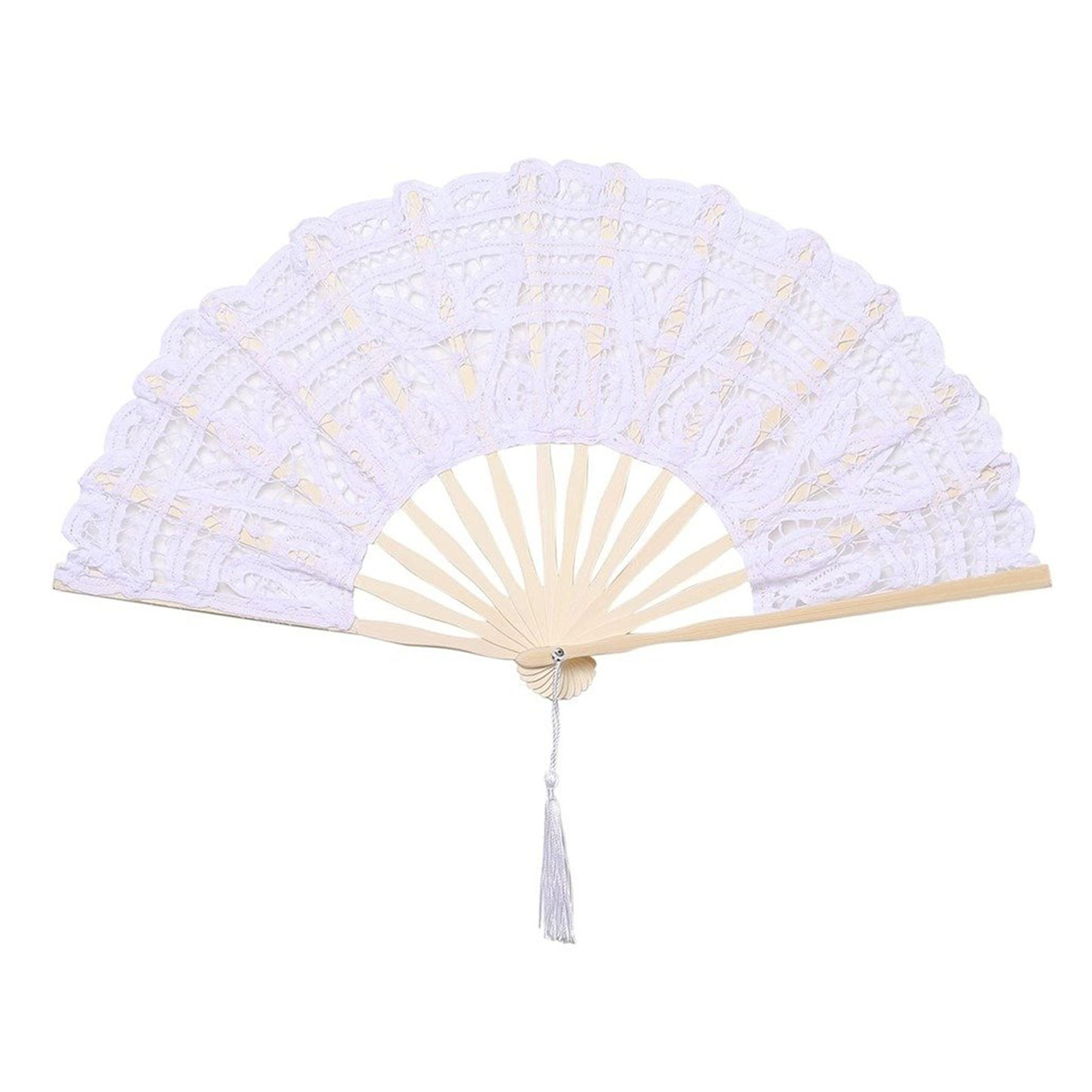 Elegant Lace Folding Hand Fan 2