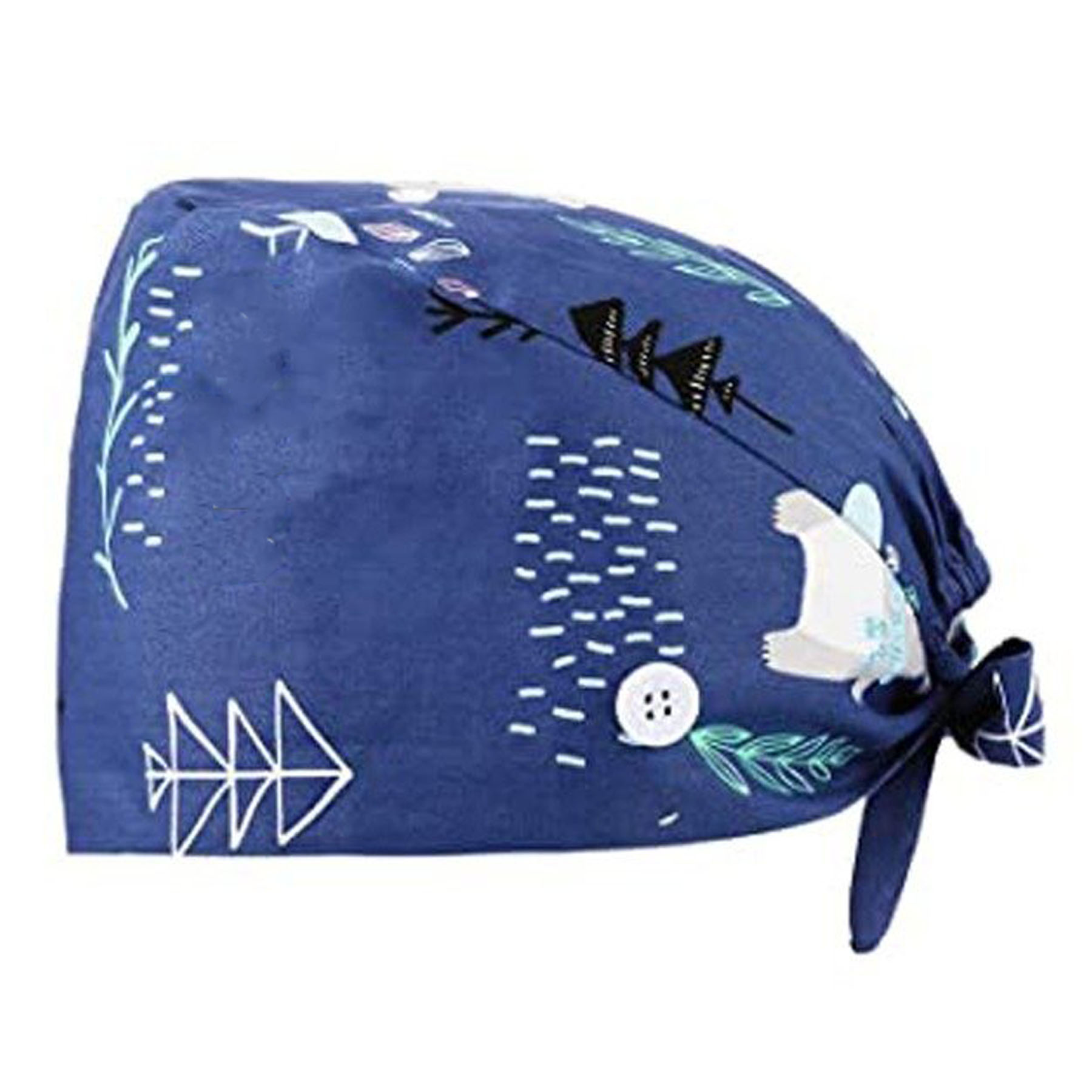 Professional Cotton Medical Bouffant Cap 2