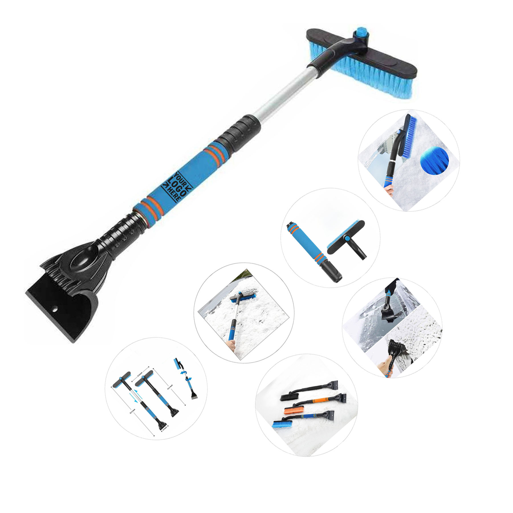 Compact Snow and Ice Removal Tool