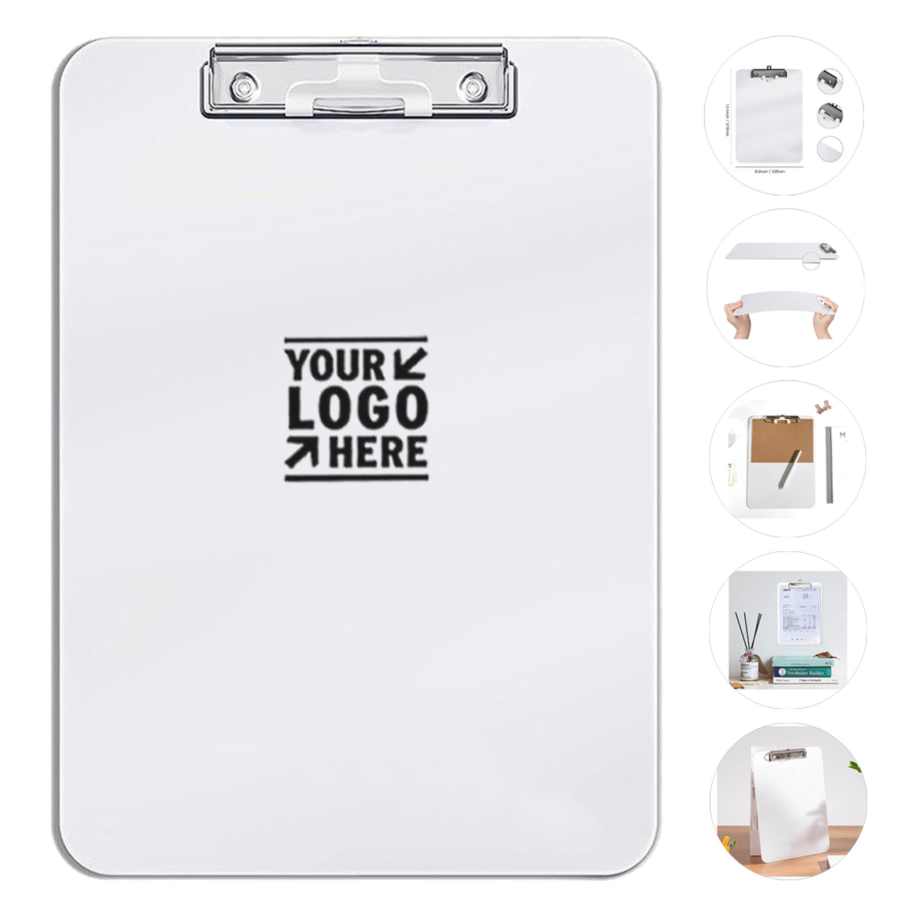 Professional Writing Board with Pen Storage